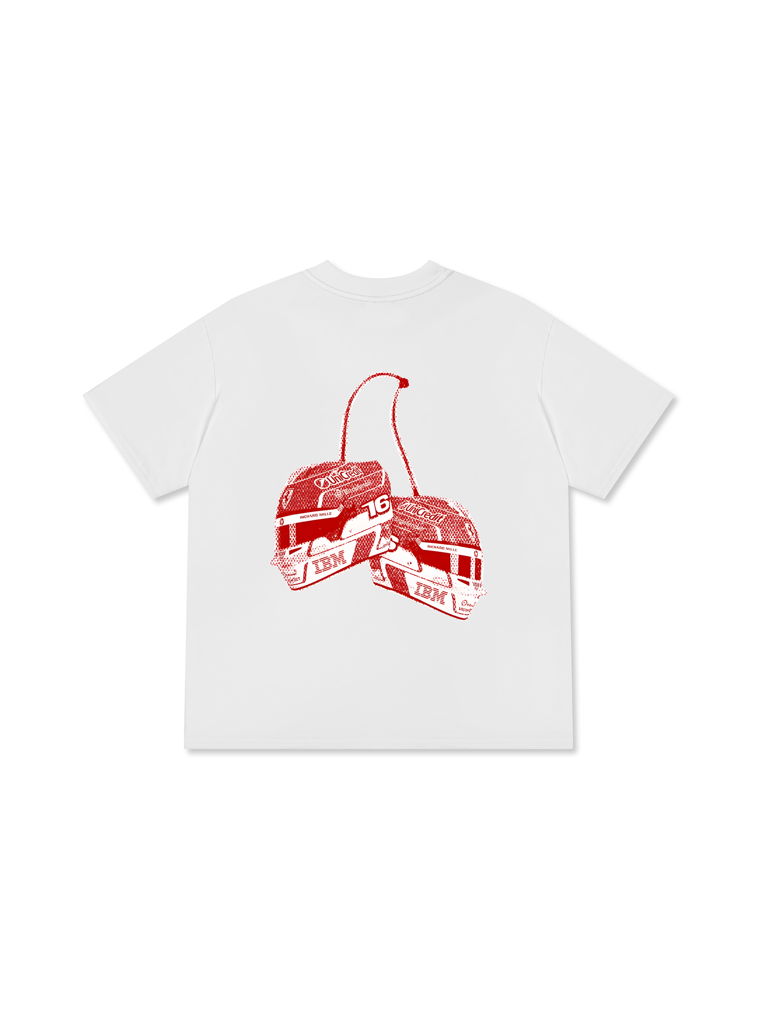 Áo Thun Relaxed Fit Ferrari Red Cherry Scuredia