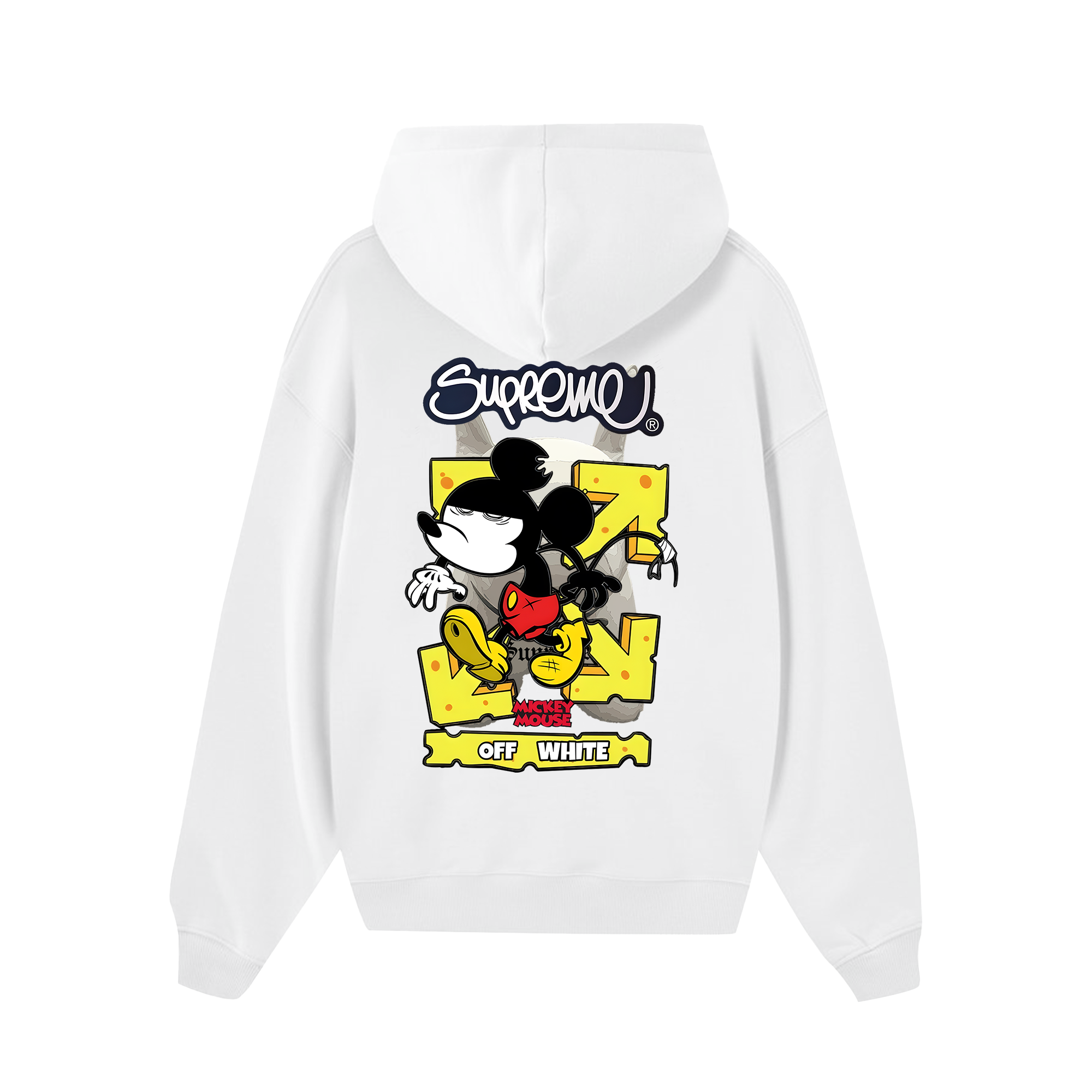 Supreme Mickey Off White Hoodie