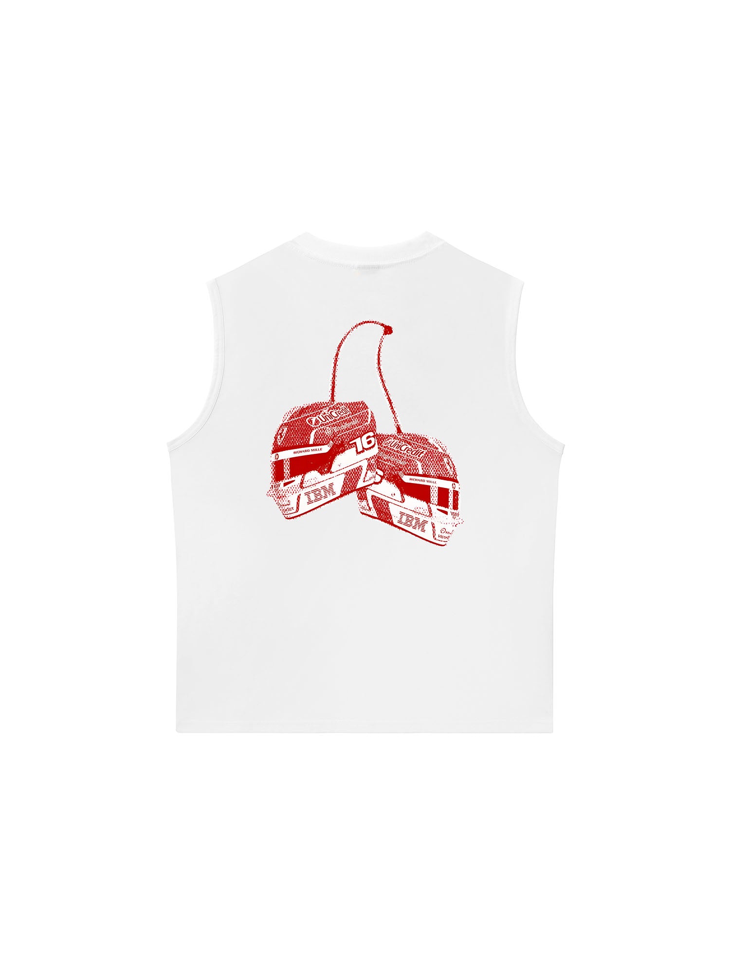 Áo Ba Lỗ Relaxed Fit Ferrari Red Cherry Scuredia