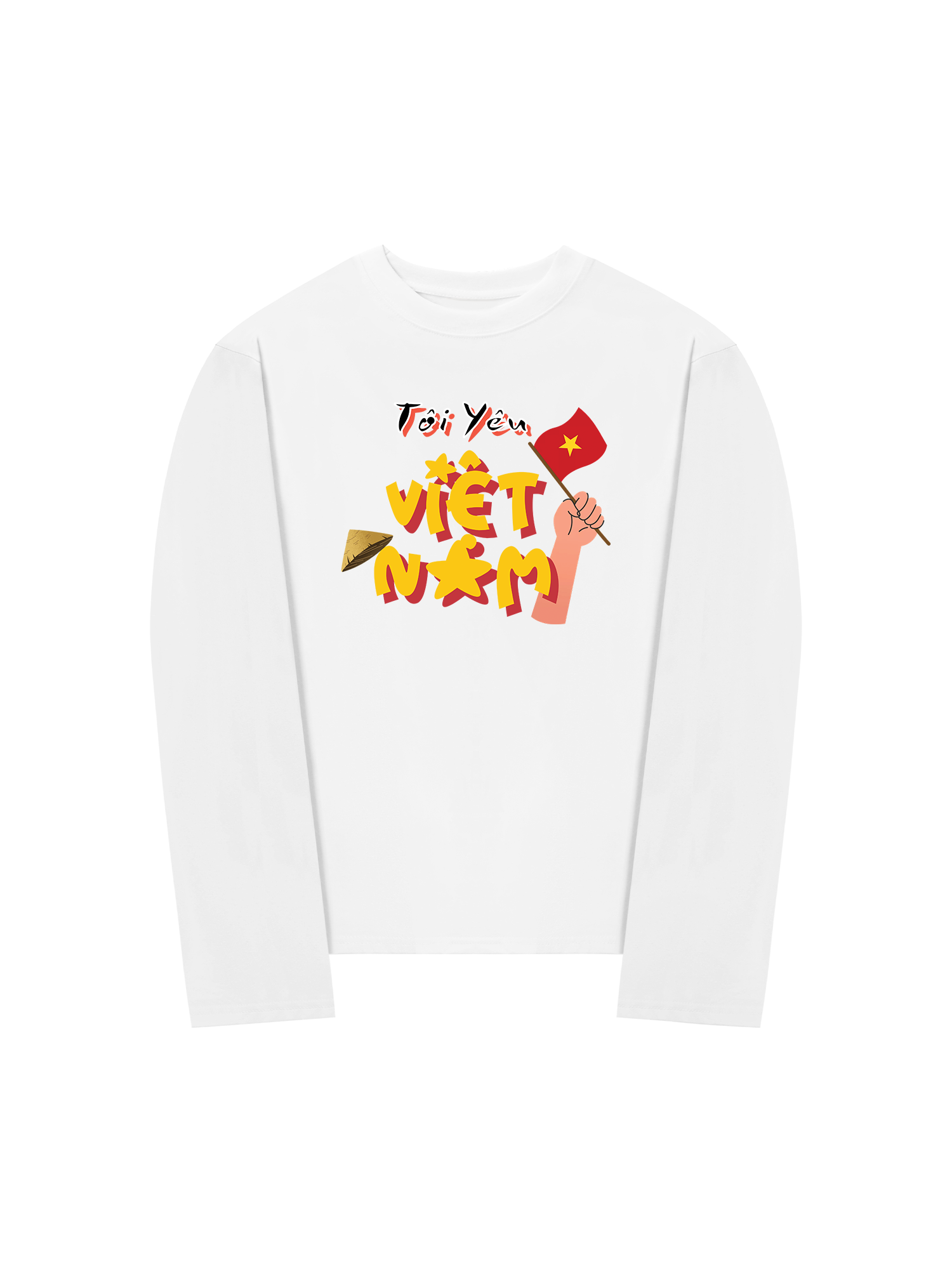 Áo Thun Dài Tay Tôi Yêu Việt Nam