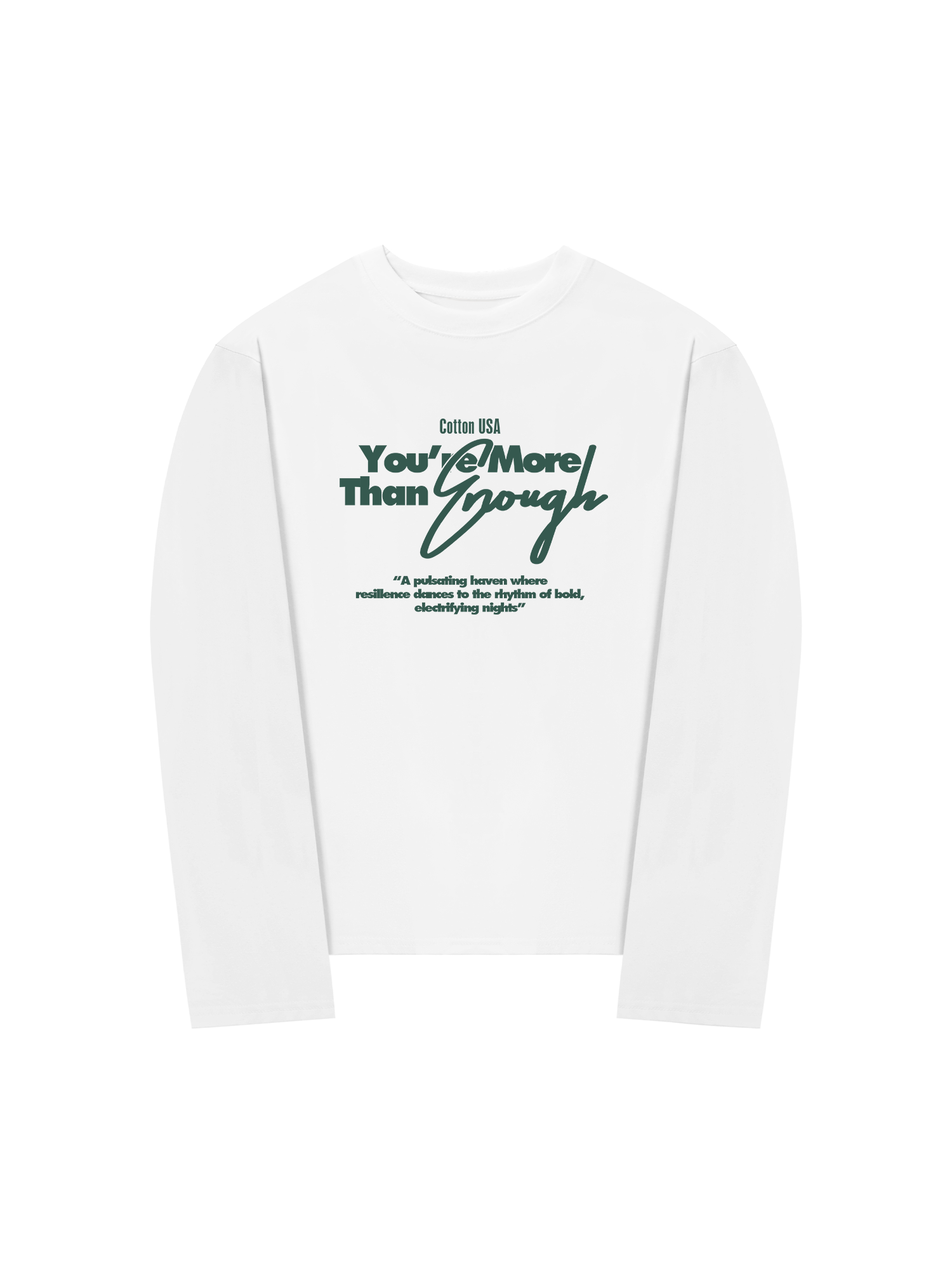 Áo Thun Dài Tay USA More Than Enough