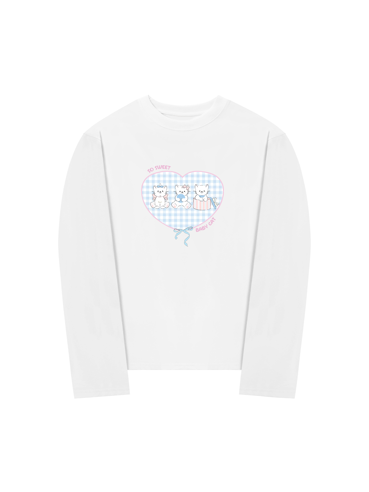 Áo Thun Dài Tay So Sweet Baby Cat