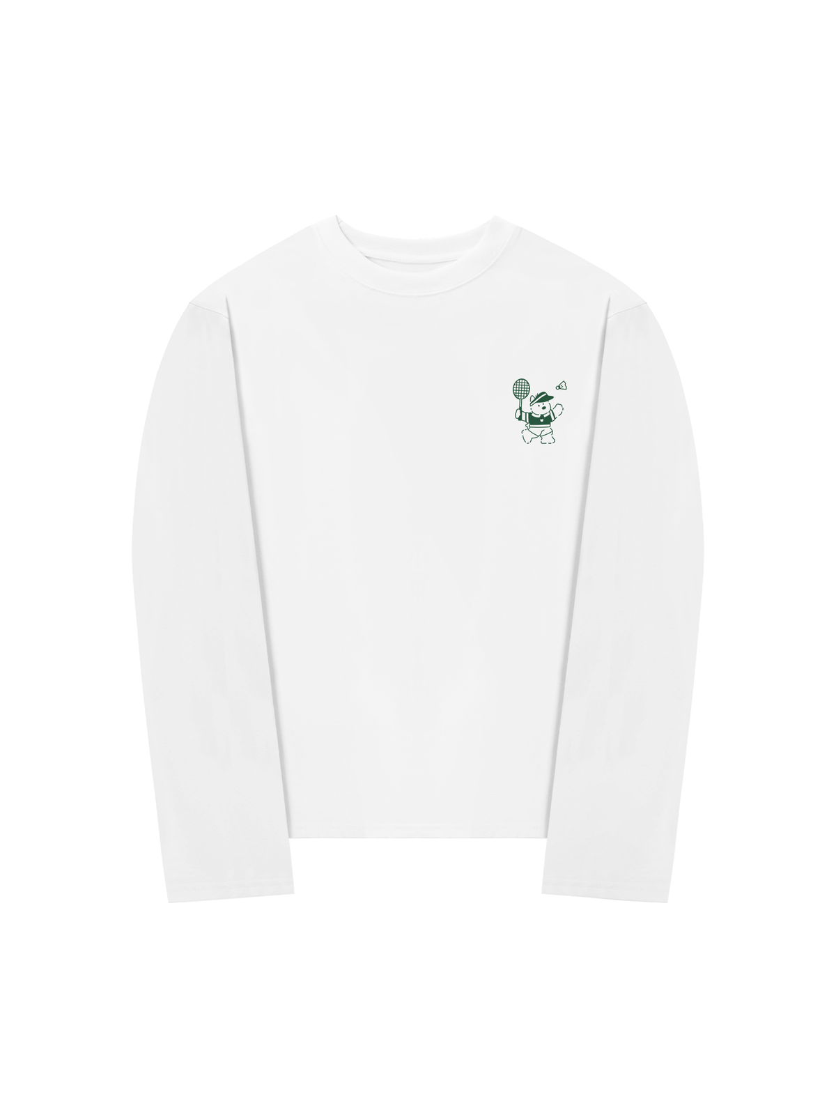 Áo Thun Dài Tay Badminton Club Green