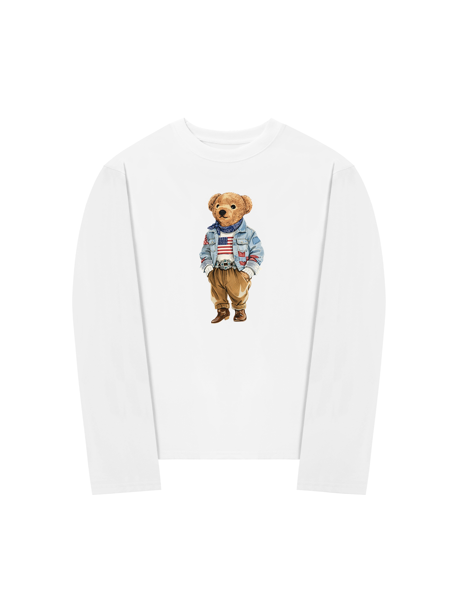 Áo Thun Dài Tay Cowboy Bear