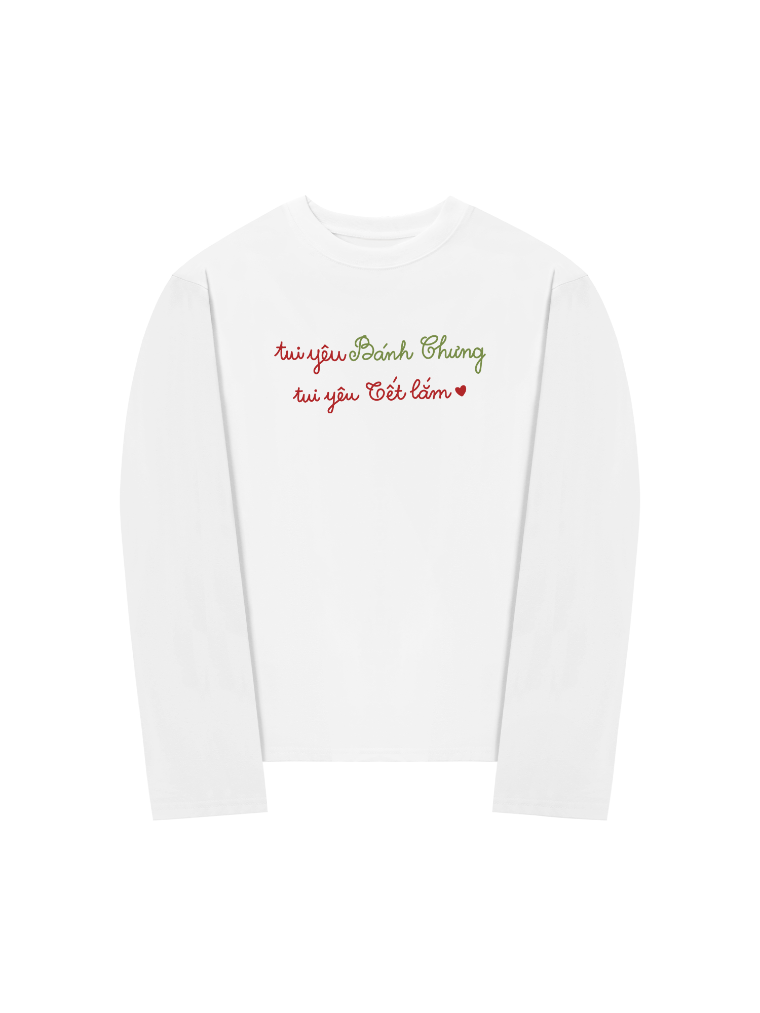 Áo Thun Dài Tay Yêu Bánh Chưng Yêu Tết