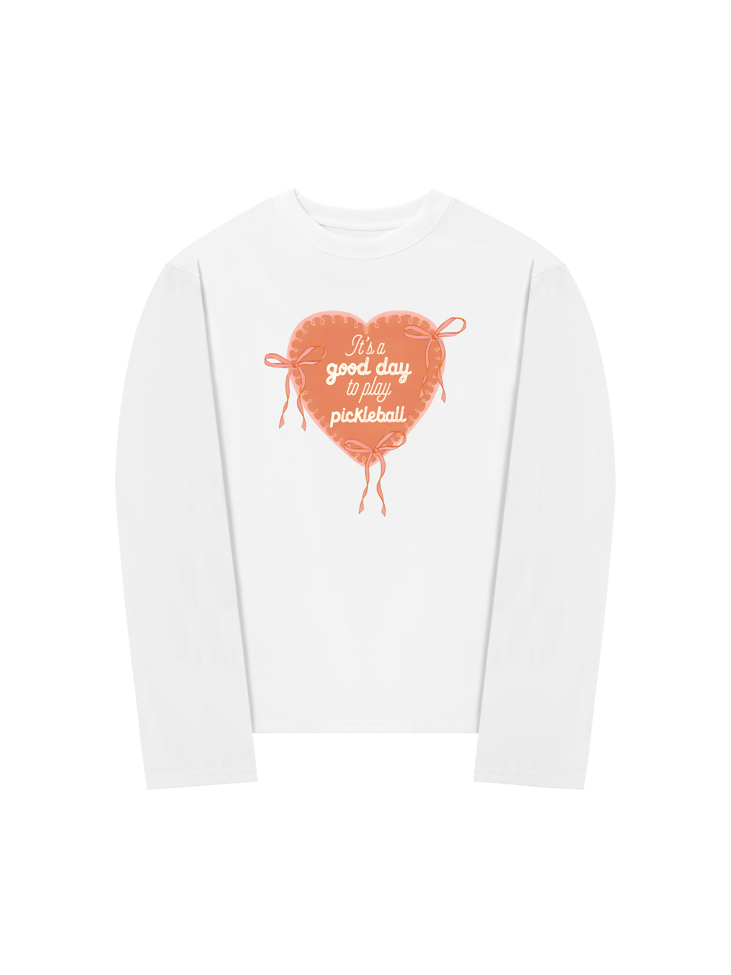 Áo Thun Dài Tay Pickleball Good Day To Play Pickleball