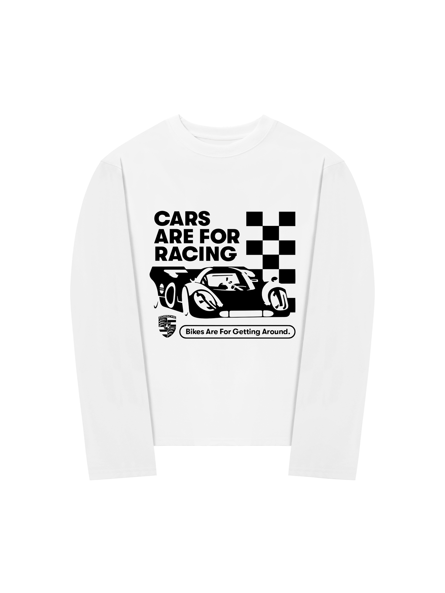 Áo Thun Dài Tay Porsche Cars Are For Racing