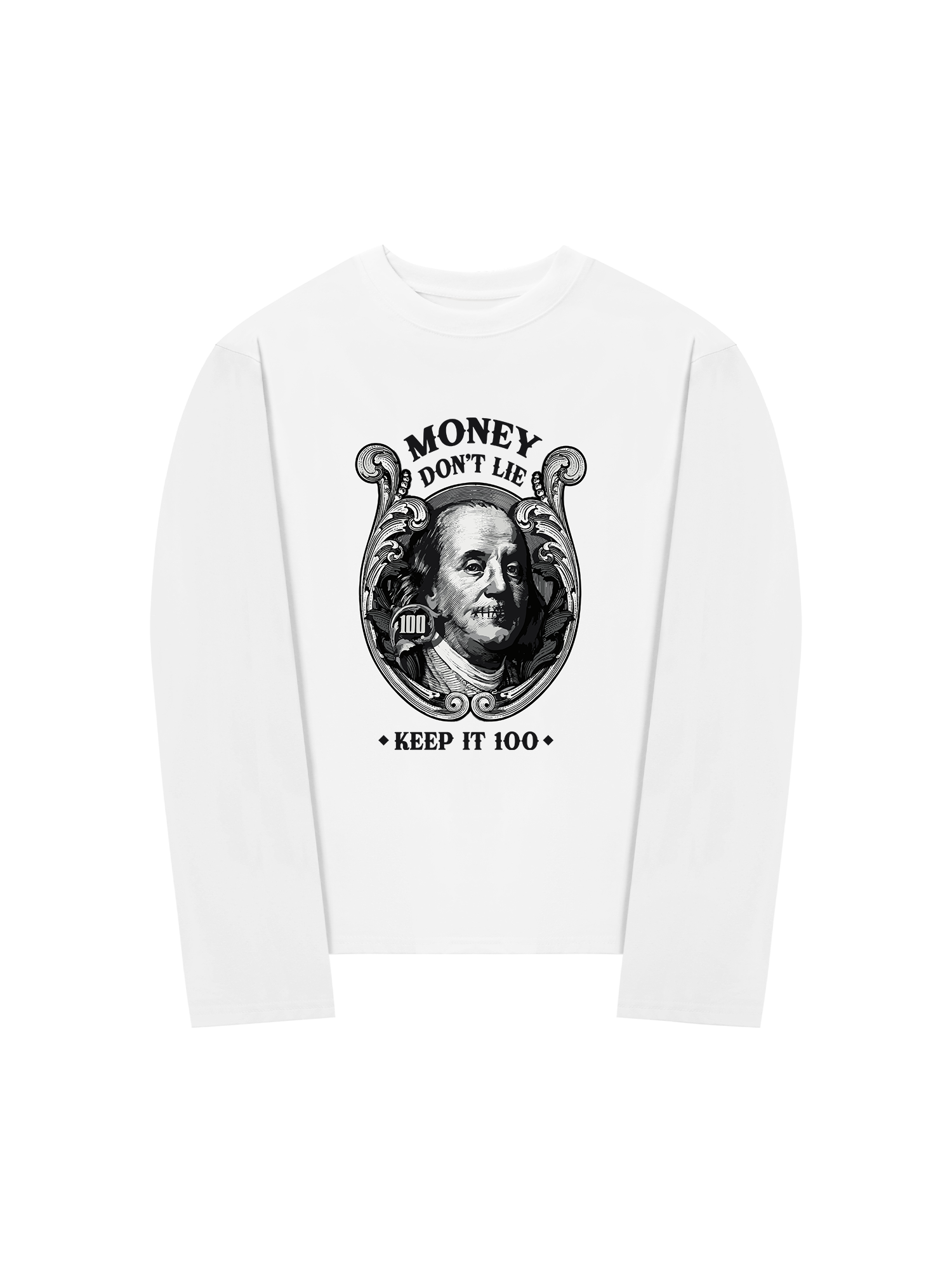Áo Thun Dài Tay Money Don_t Lie