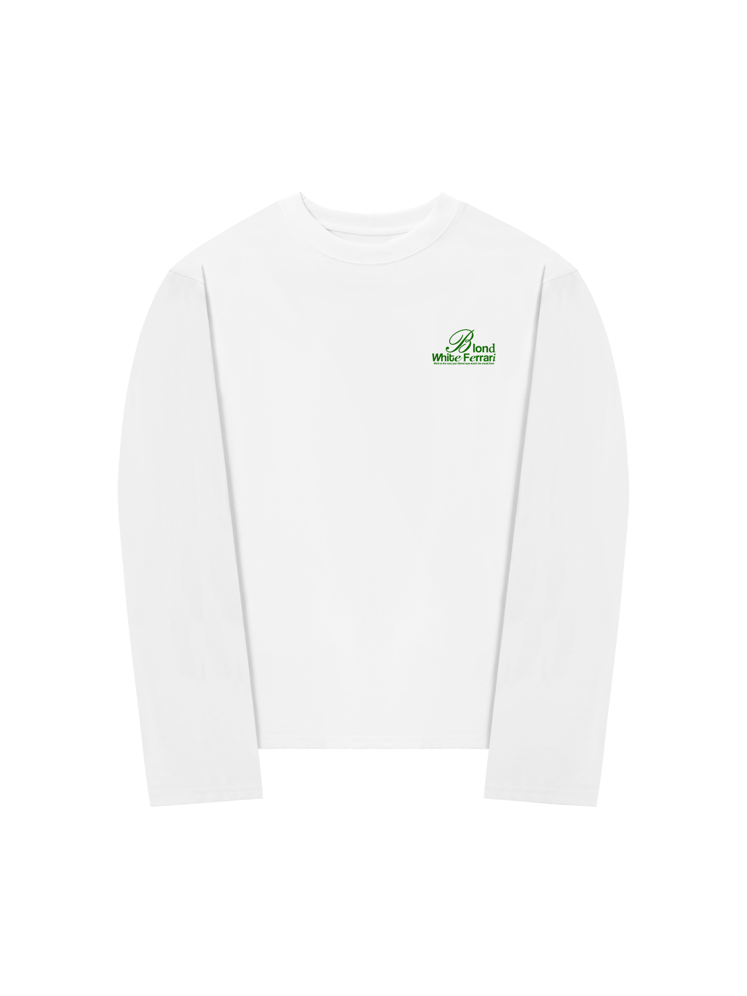 Áo Thun Dài Tay Ferrari Blond White