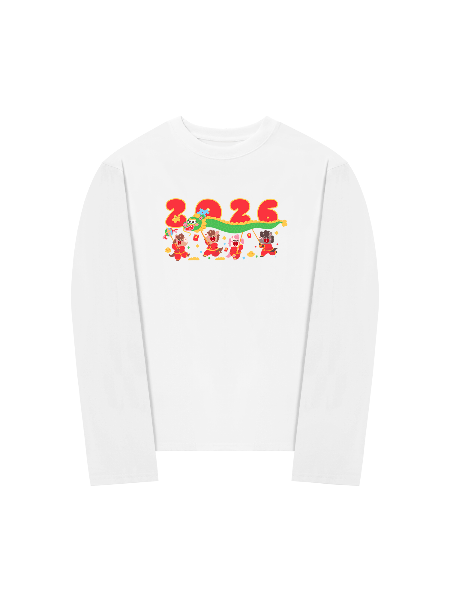 Áo Thun Dài Tay Ngũ Phúc Lâm Môn