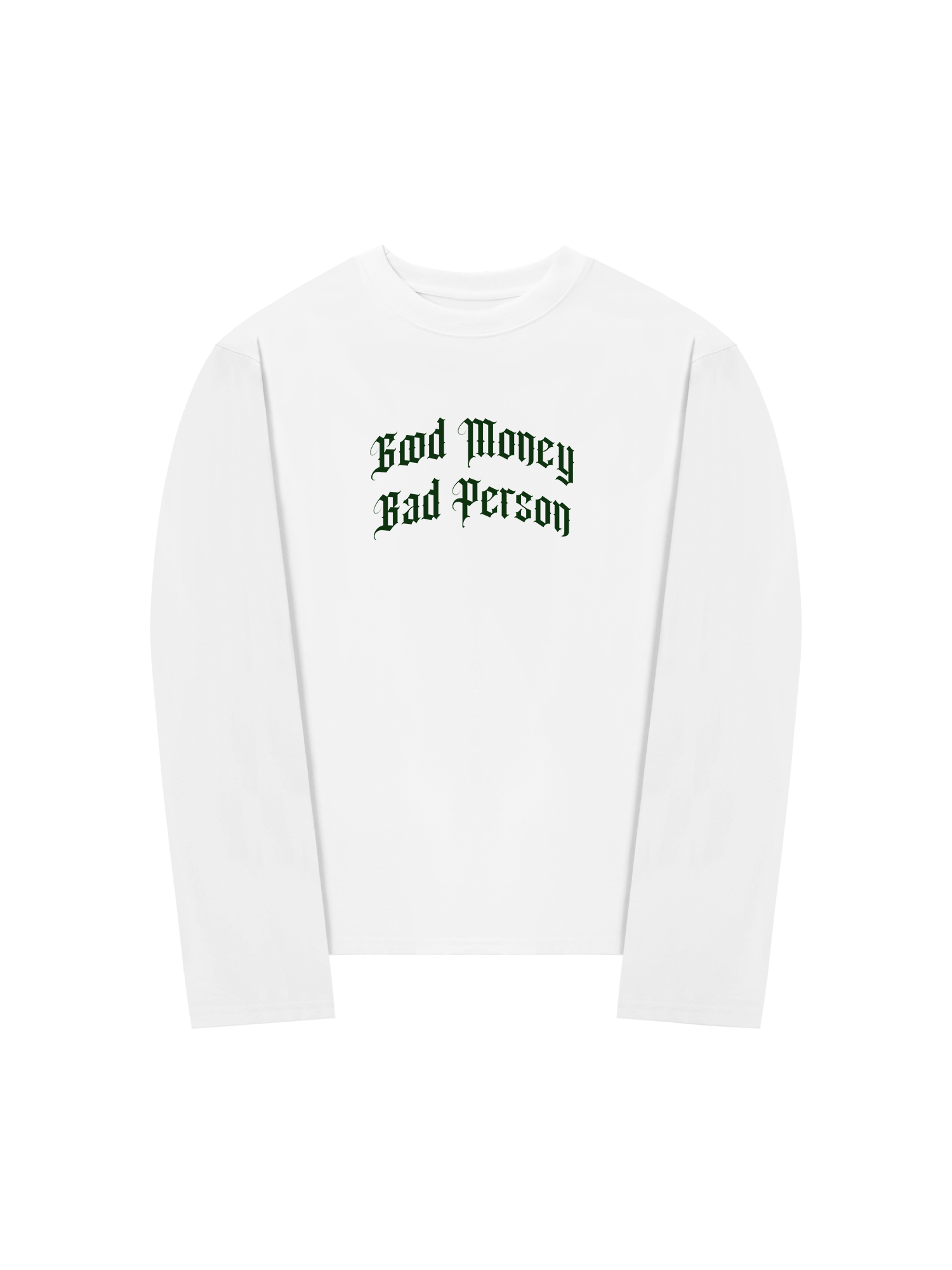 Áo Thun Dài Tay Money Bad Person