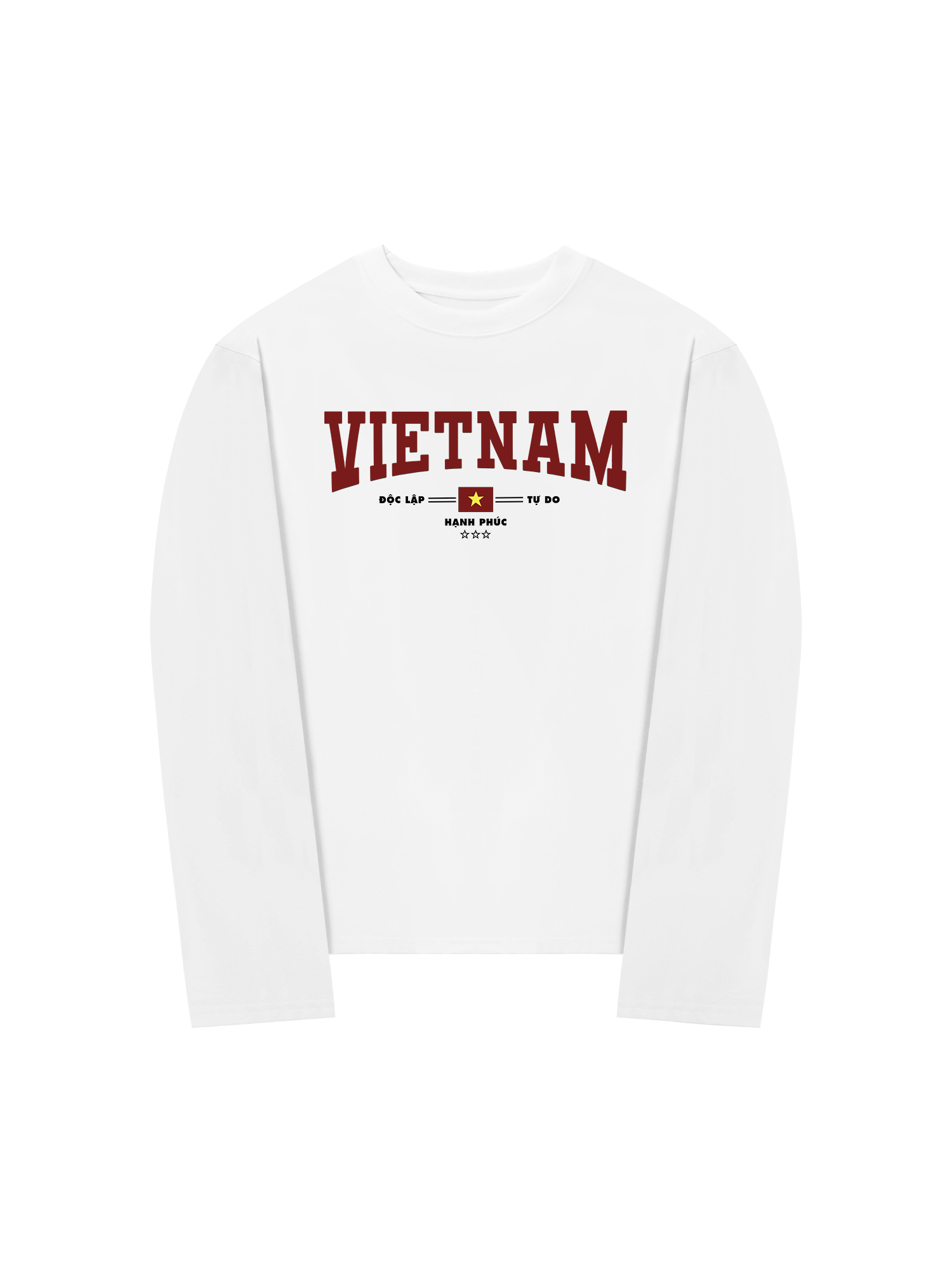 Áo Thun Dài Tay Việt Nam Độc lập - Tự Do - Hạnh Phúc 3