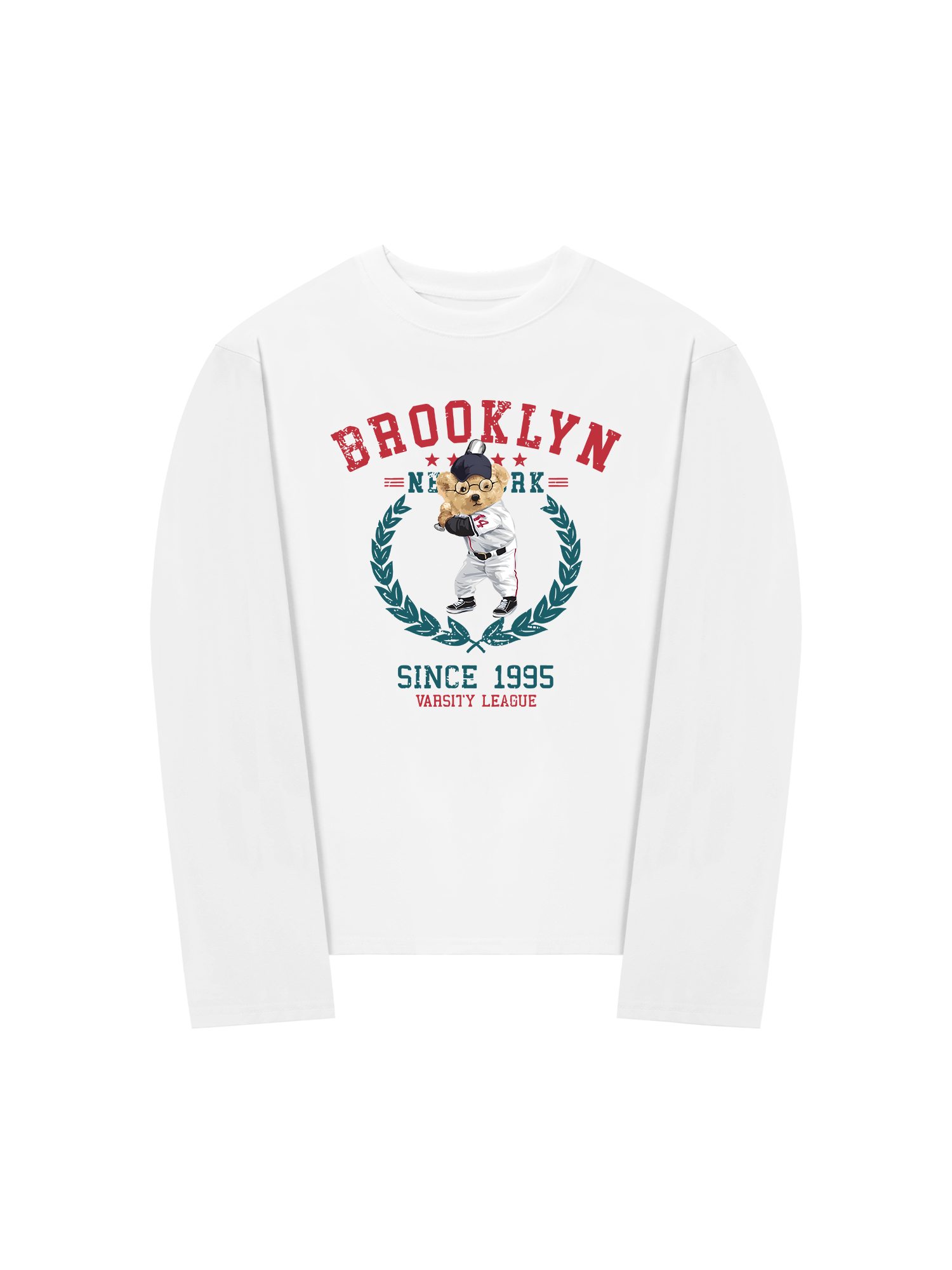 Áo Thun Dài Tay Baseball Teddy Team