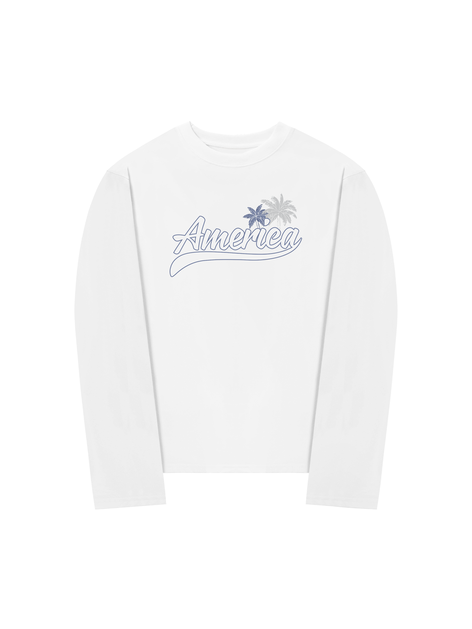 Áo Thun Dài Tay Baseball America Summer Time