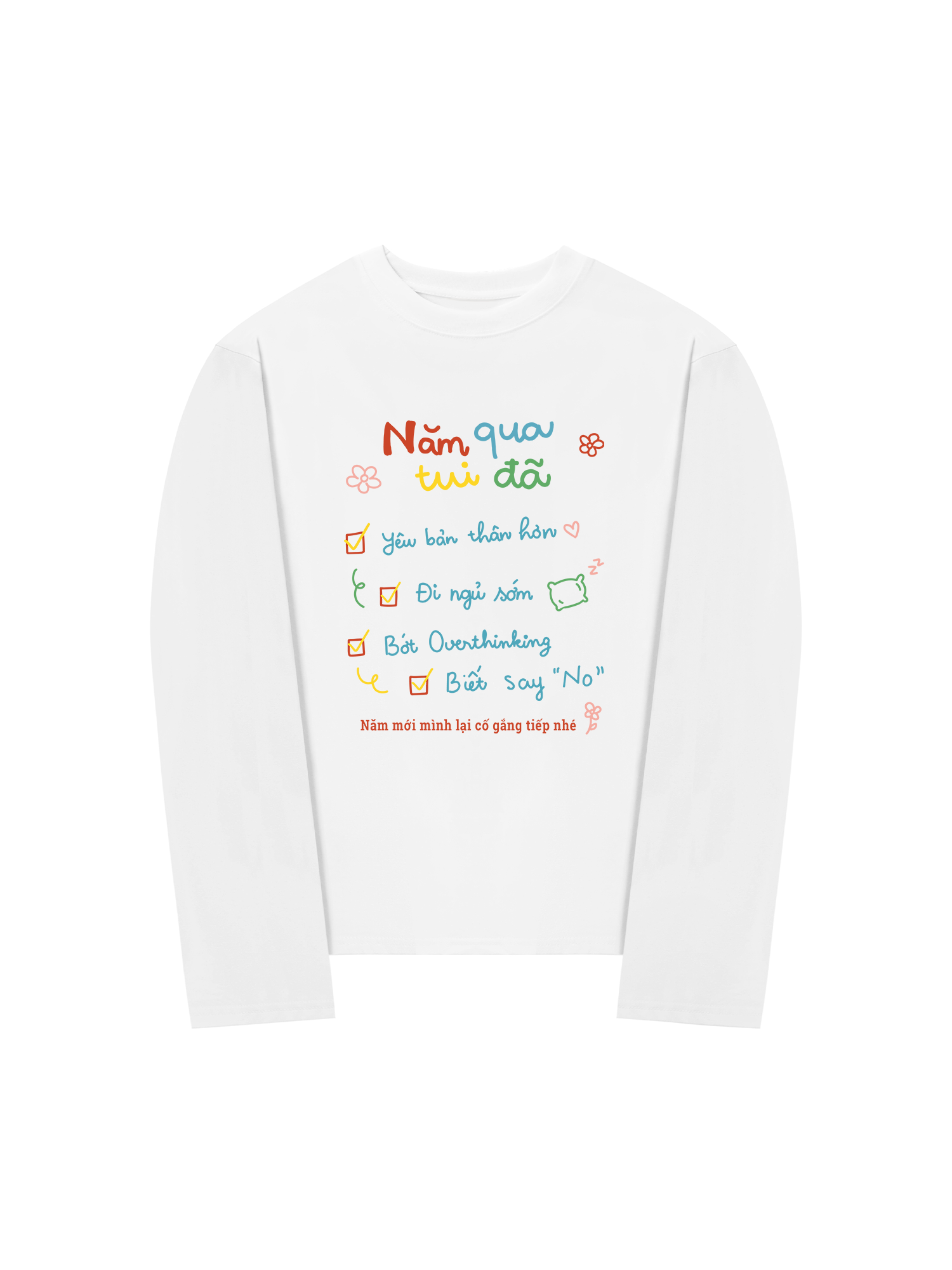 Áo Thun Dài Tay Năm Qua Tui Đã