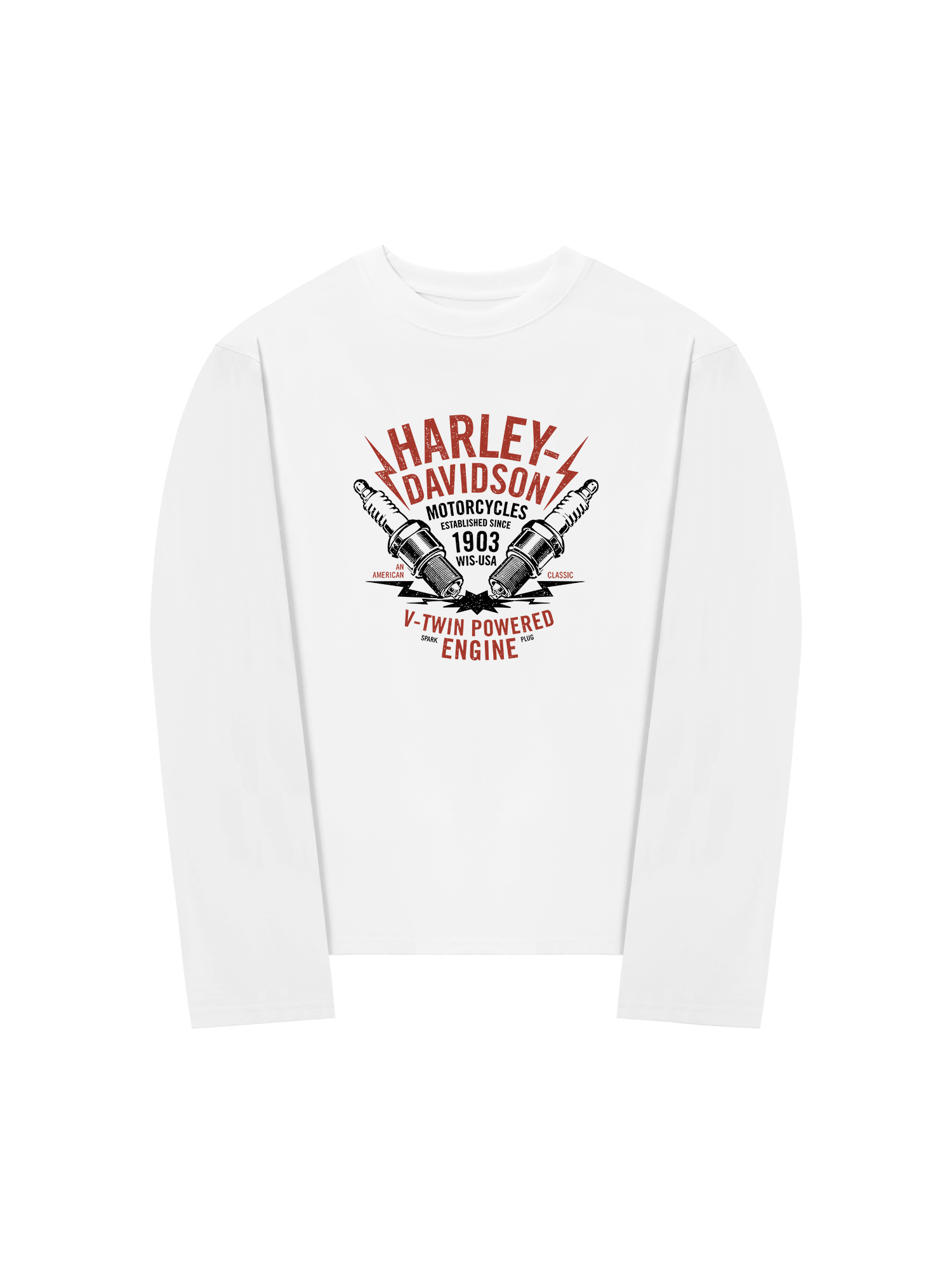 Áo Thun Dài Tay Harley - Davidson Motocycles