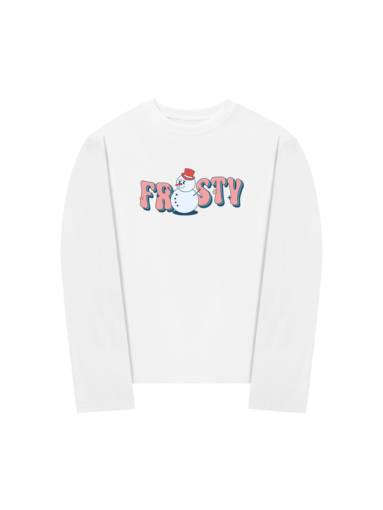 Áo Thun Dài Tay Frosty Snowman