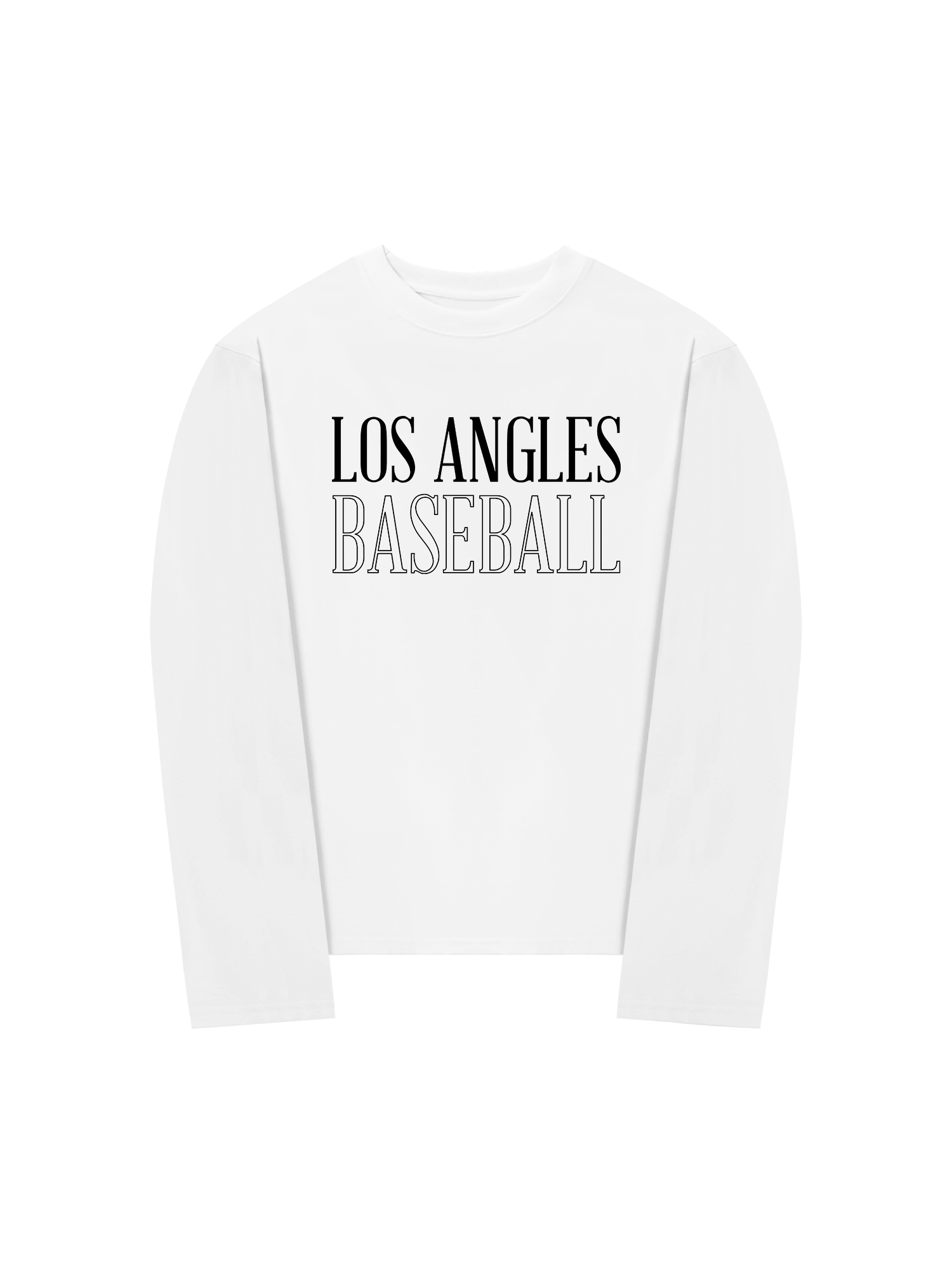 Áo Thun Dài Tay Baseball Basic Los Angles