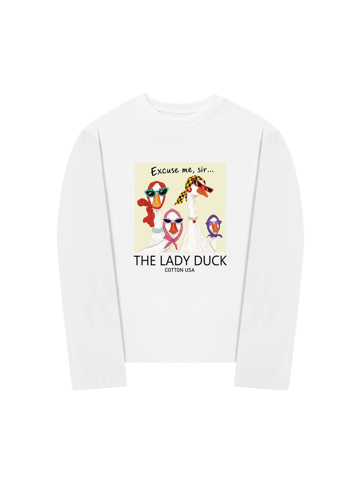 Áo Thun Dài Tay Farrm Lady Duck