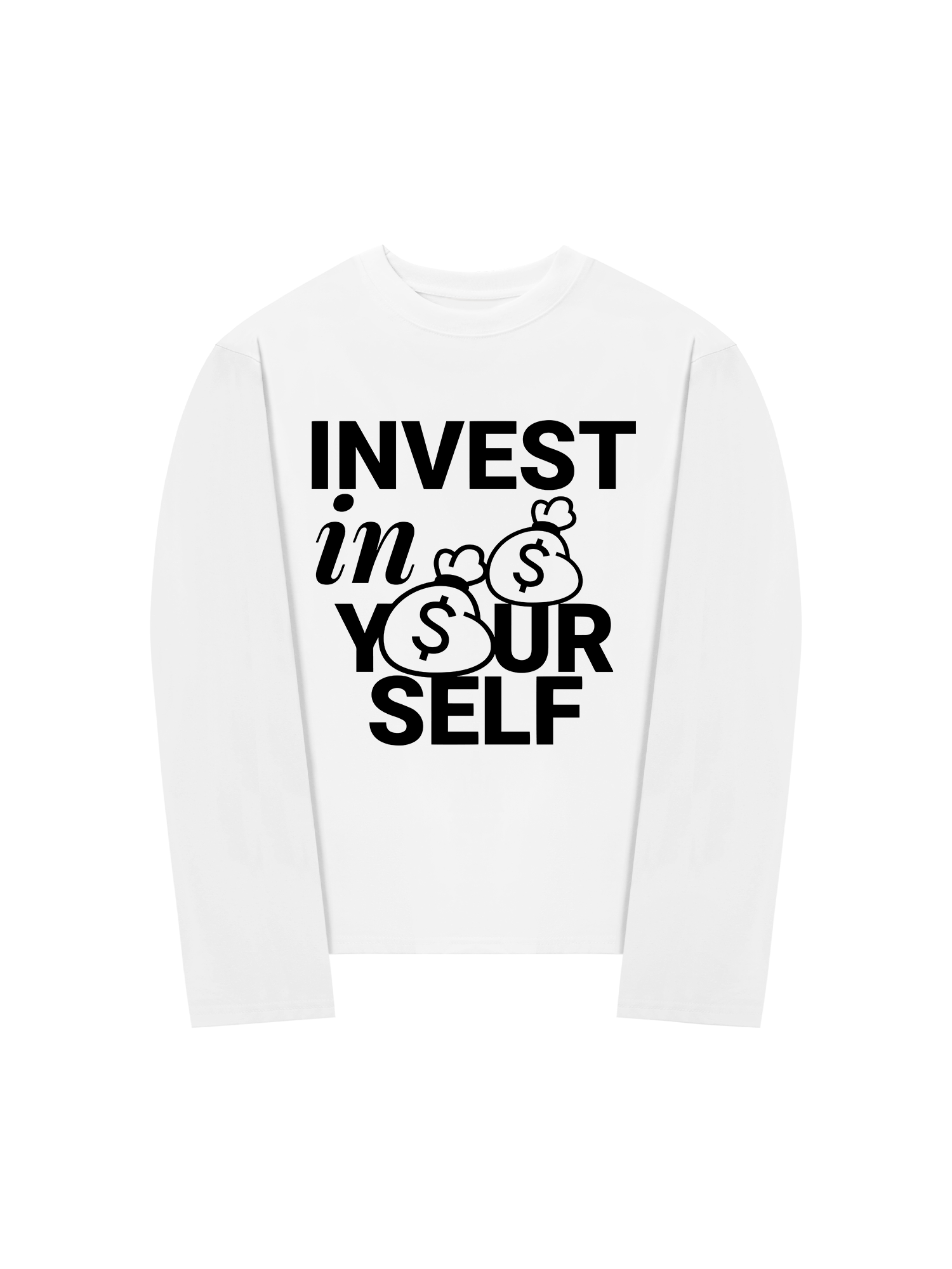 Áo Thun Dài Tay Money Invest In Yourself