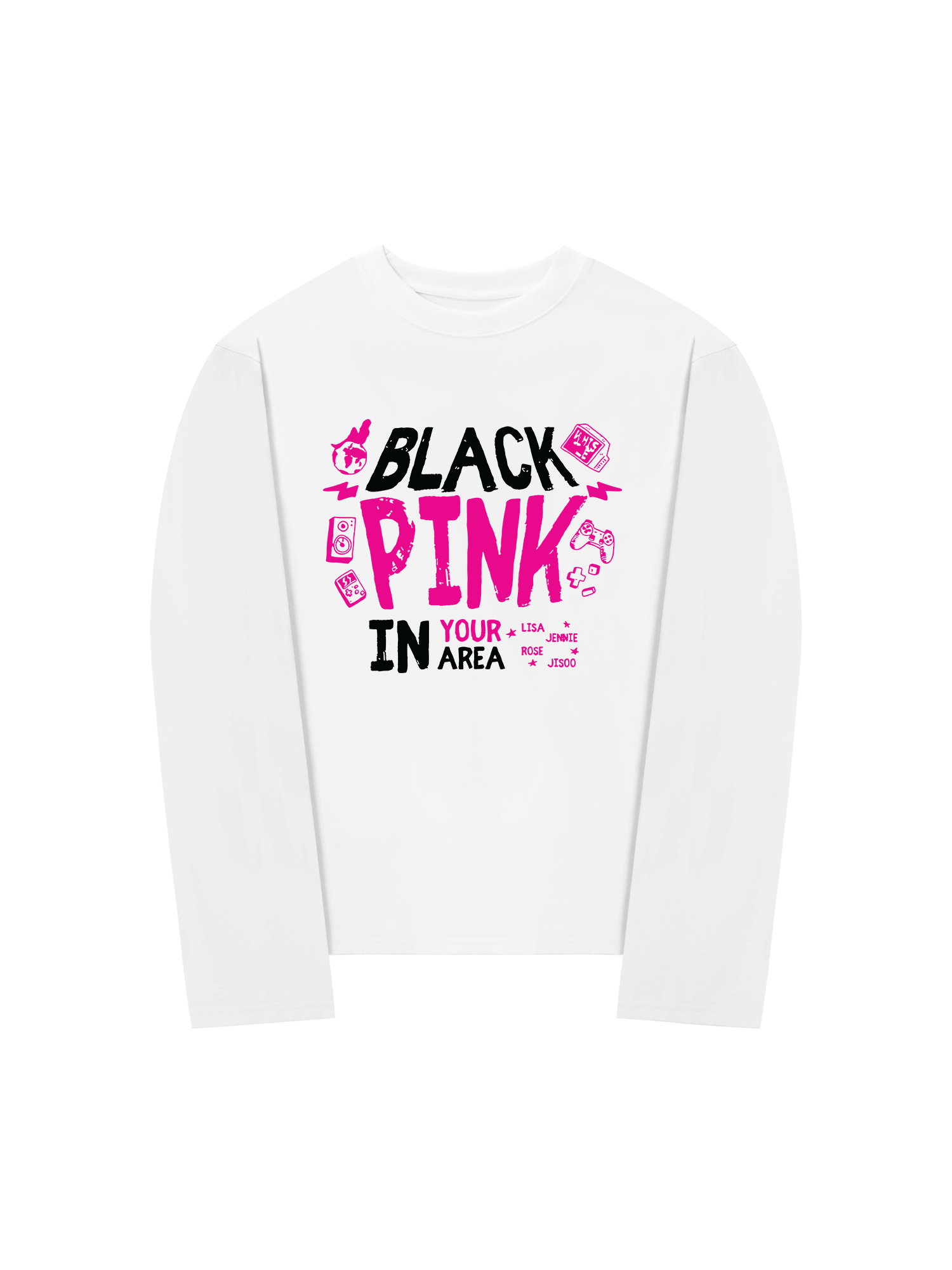 Áo Thun Dài Tay Black Pink In Your Area