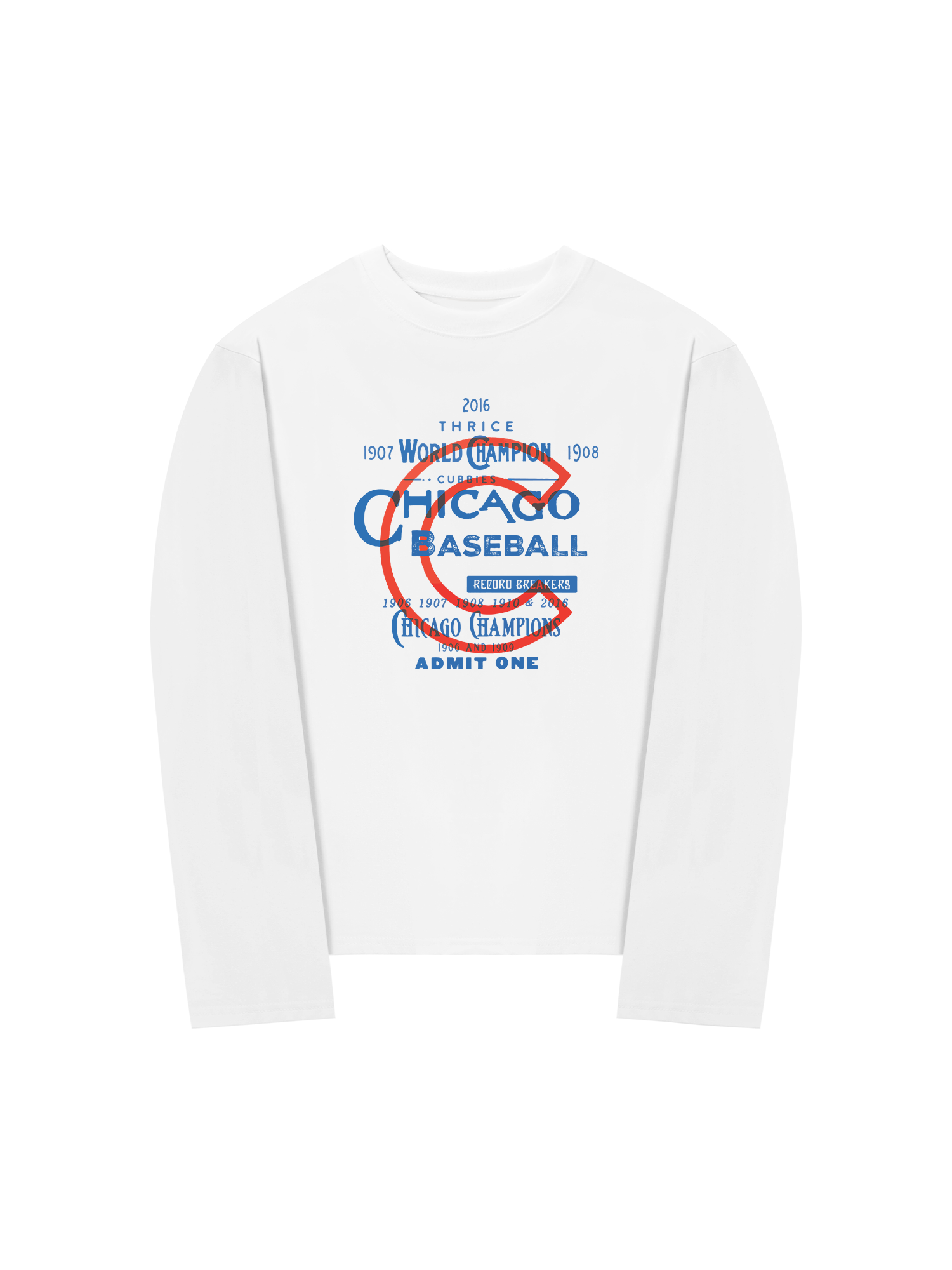 Áo Thun Dài Tay Chicago Cubs