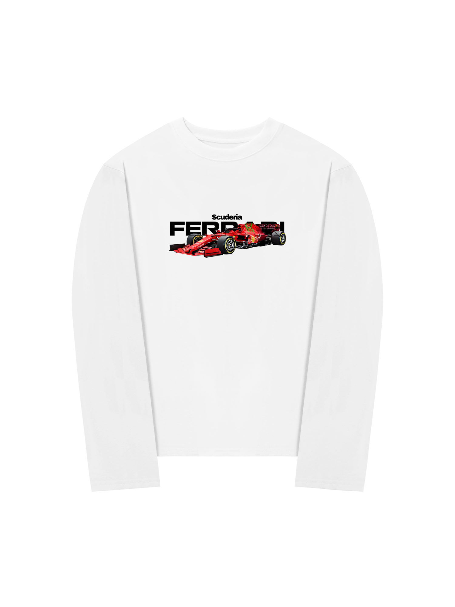 Áo Thun Dài Tay Ferrari The Pracing Horse