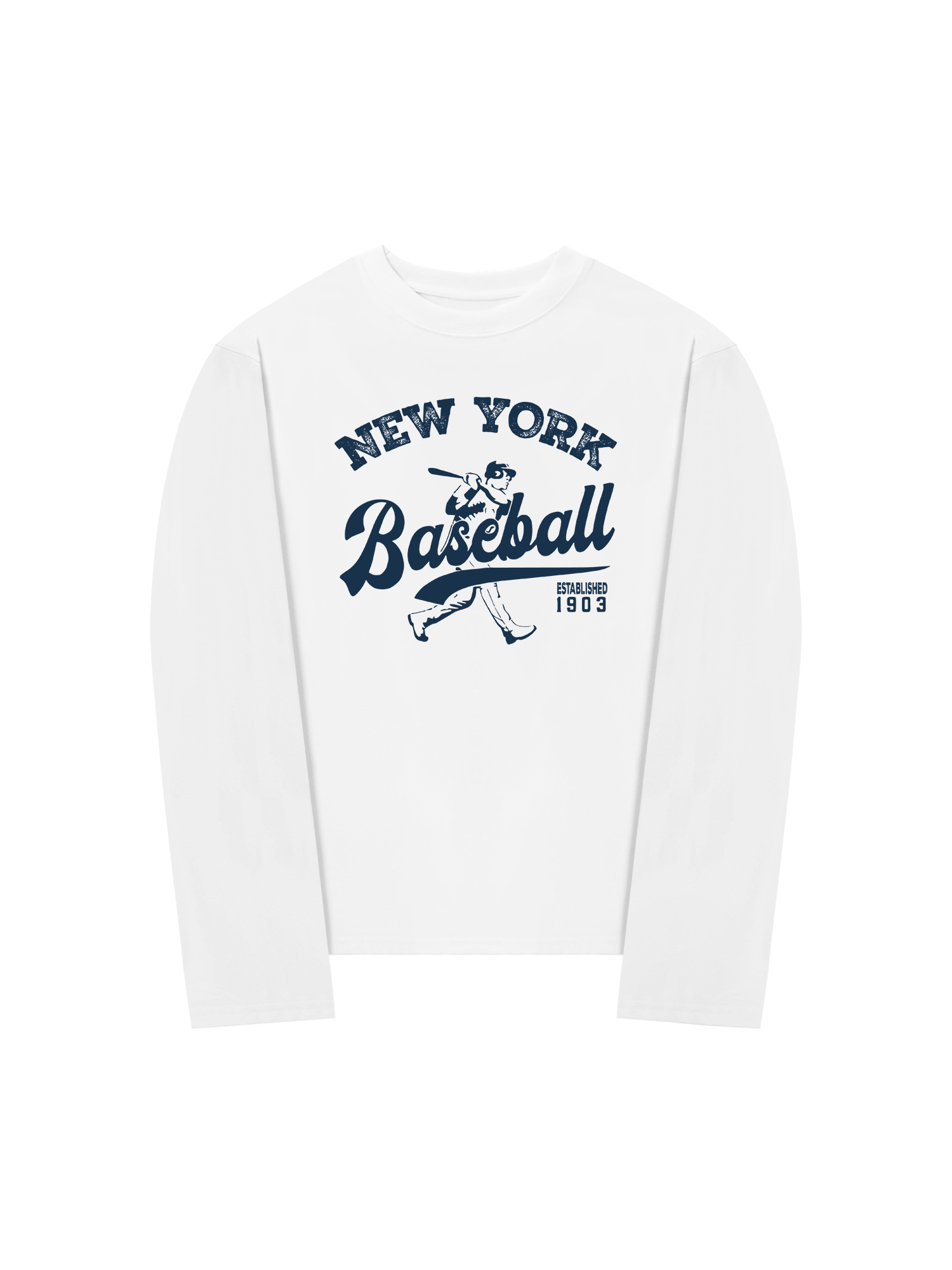 Áo Thun Dài Tay Baseball NewYork