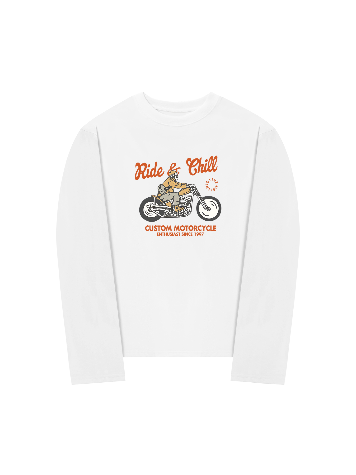 Áo Thun Dài Tay Ride & Chill