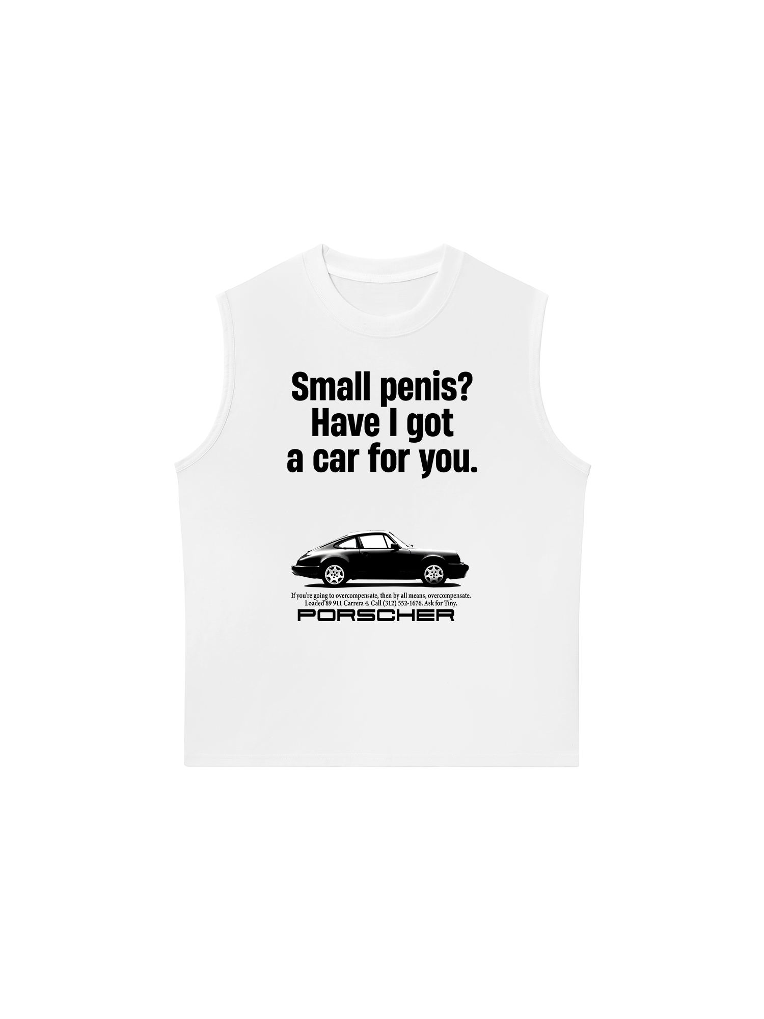 Áo Ba Lỗ Relaxed Fit Porsche Small Penis