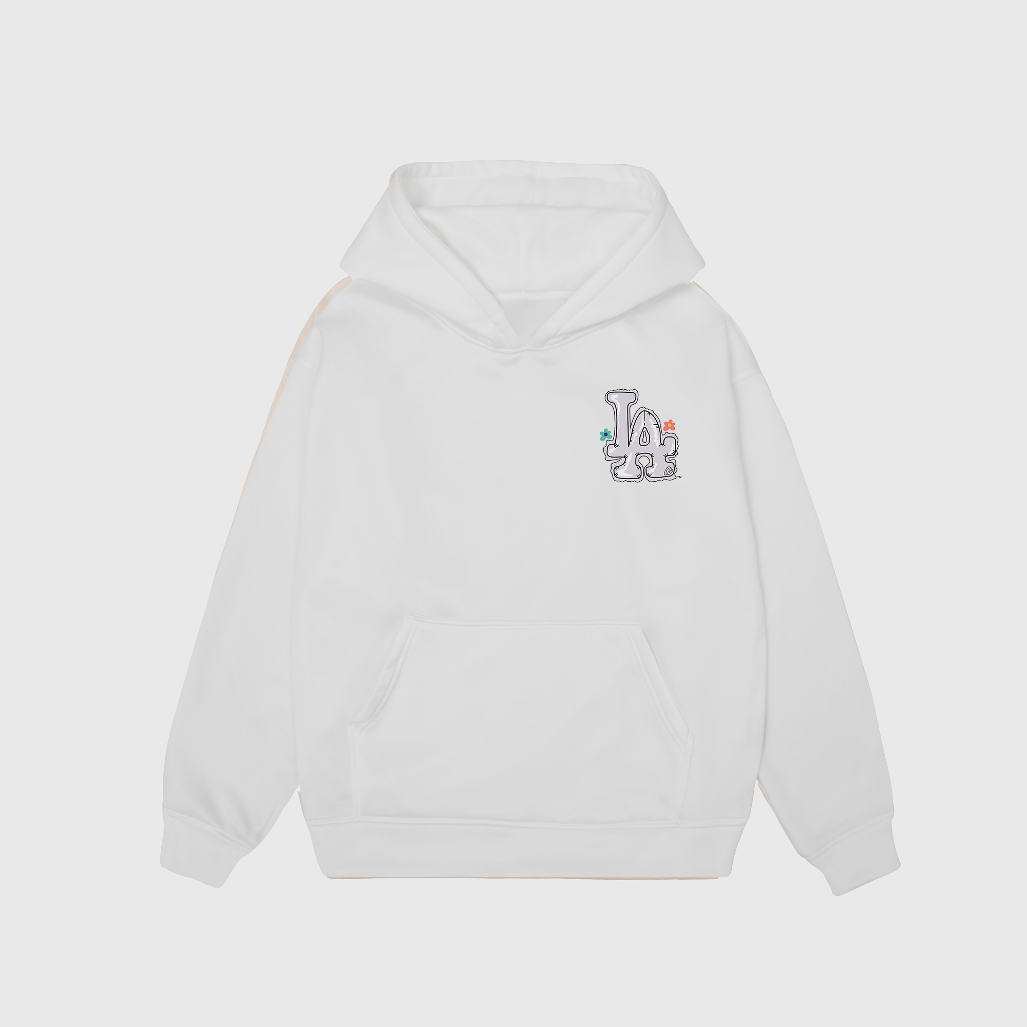 MLB Floral LA Groovy Flower Hoodie