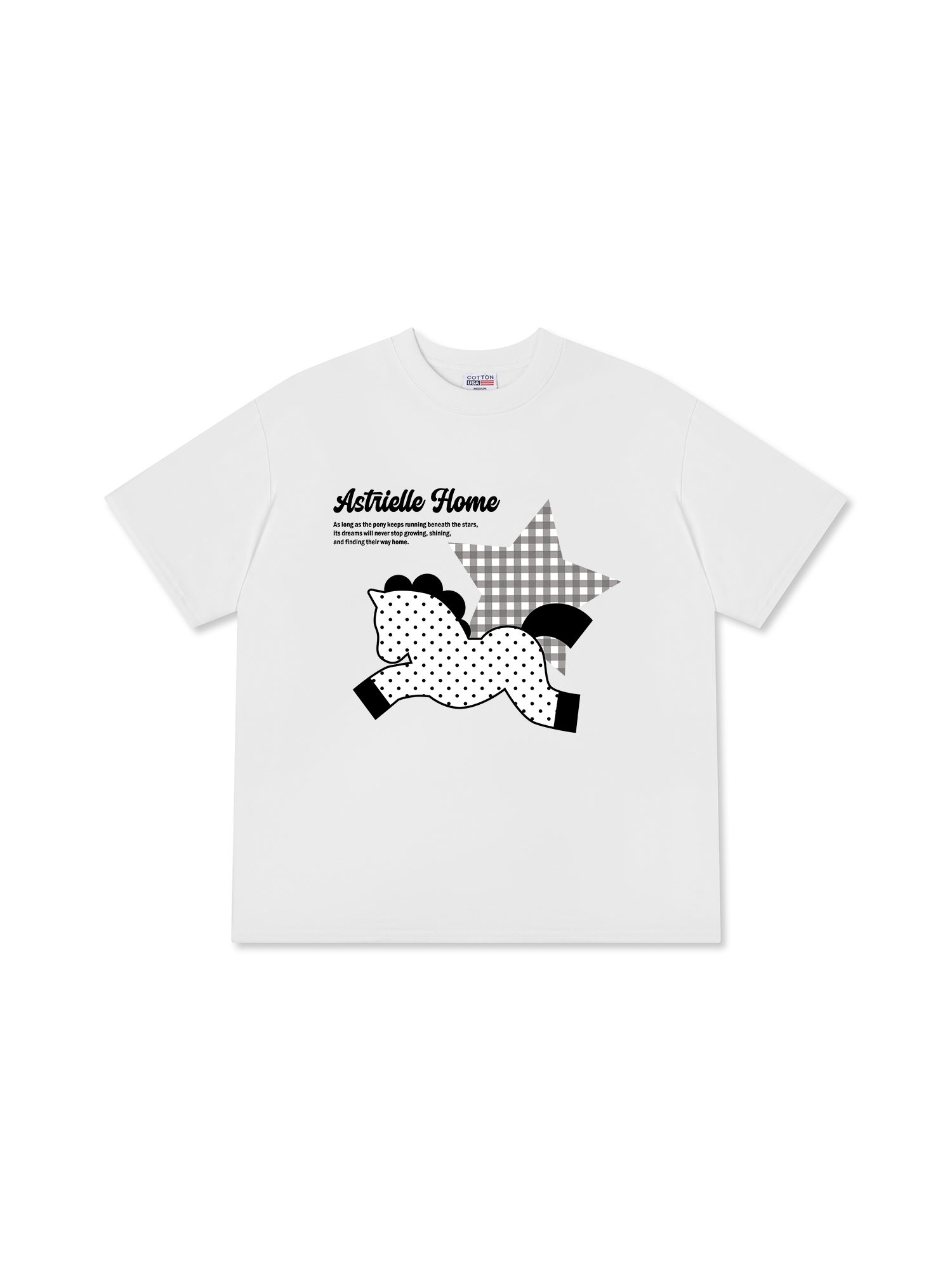 Áo Thun Relaxed Fit Dotty Mood Astrielle Home