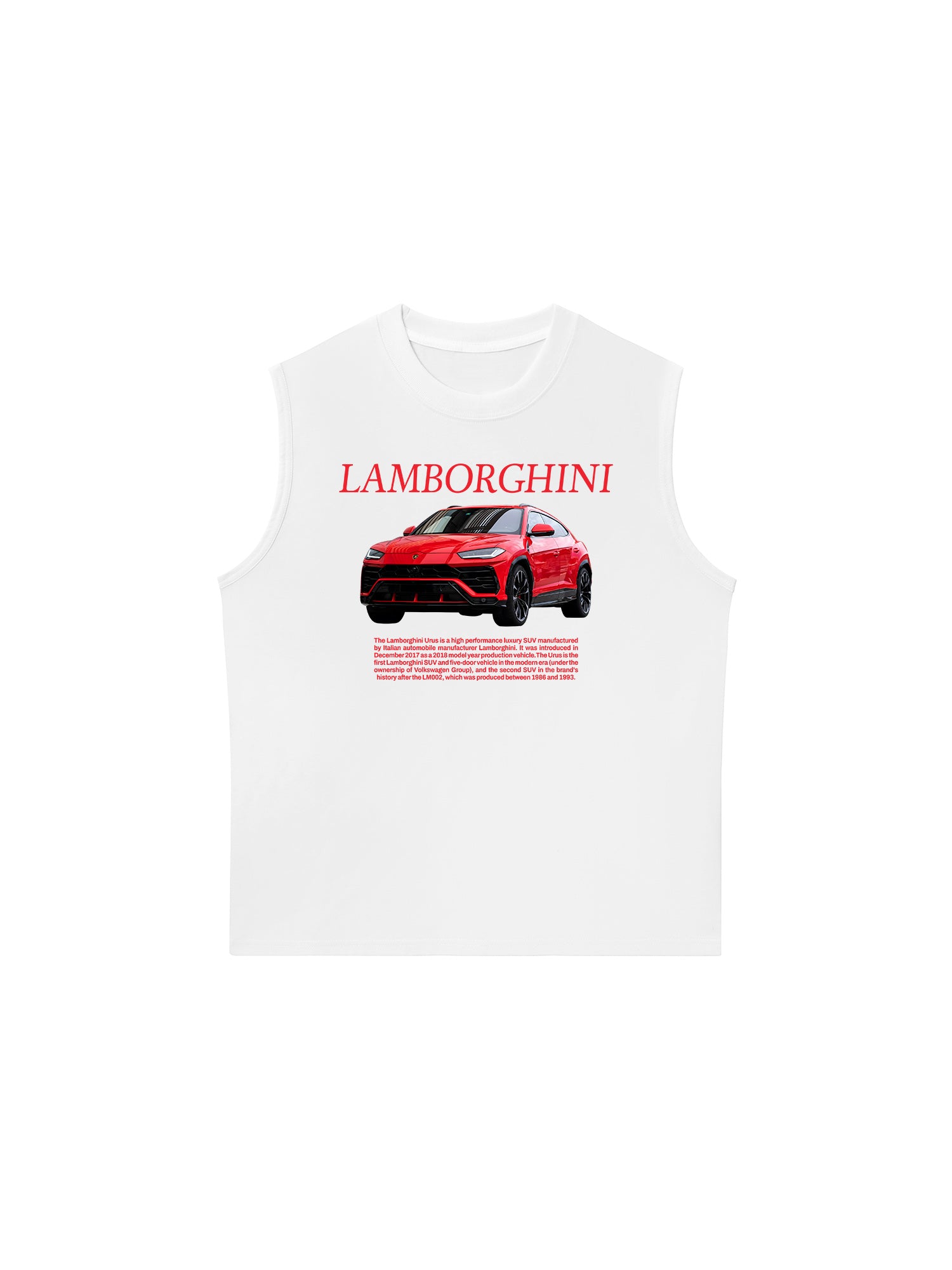 Áo Ba Lỗ Relaxed Fit Lamborghini Urus Red