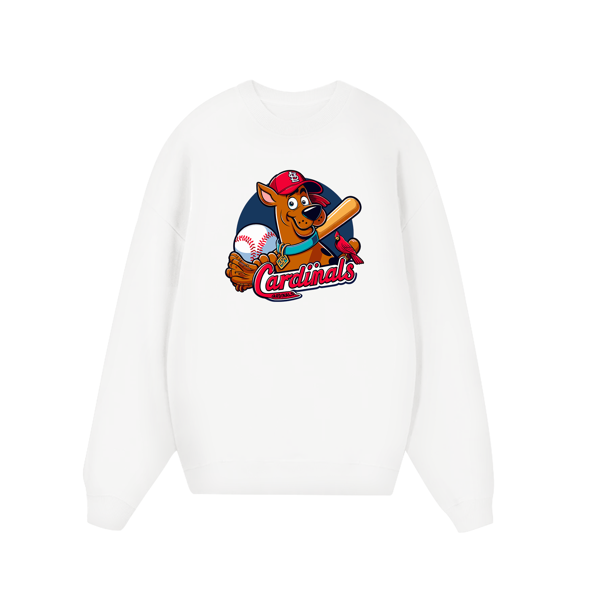 MLB Cardinals Scooby Doo Sweater