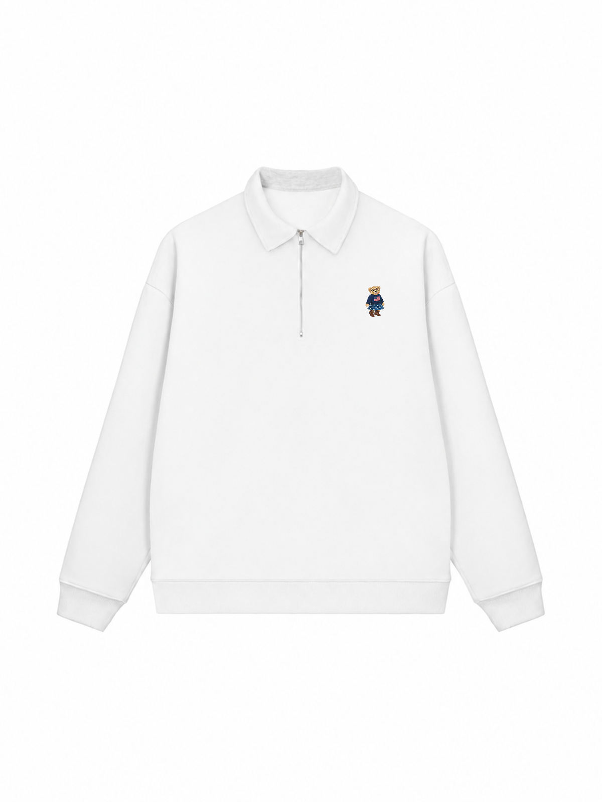 Áo Sweater Polo Nỉ Hai Da  American Girl