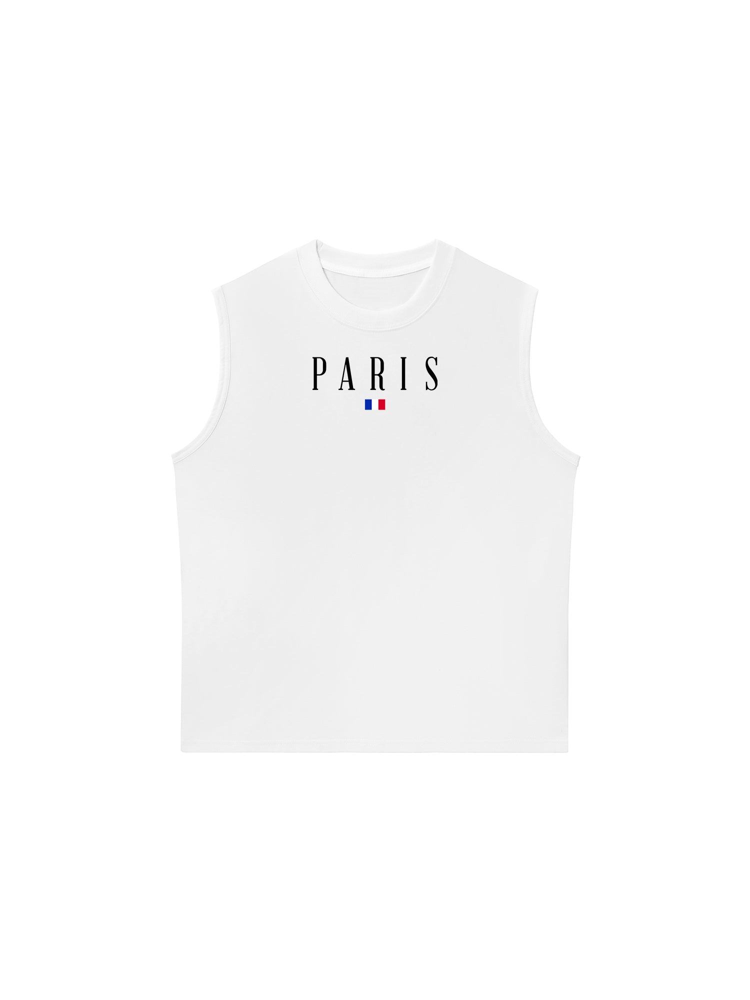 Áo Ba Lỗ Relaxed Fit Paris Minimalist