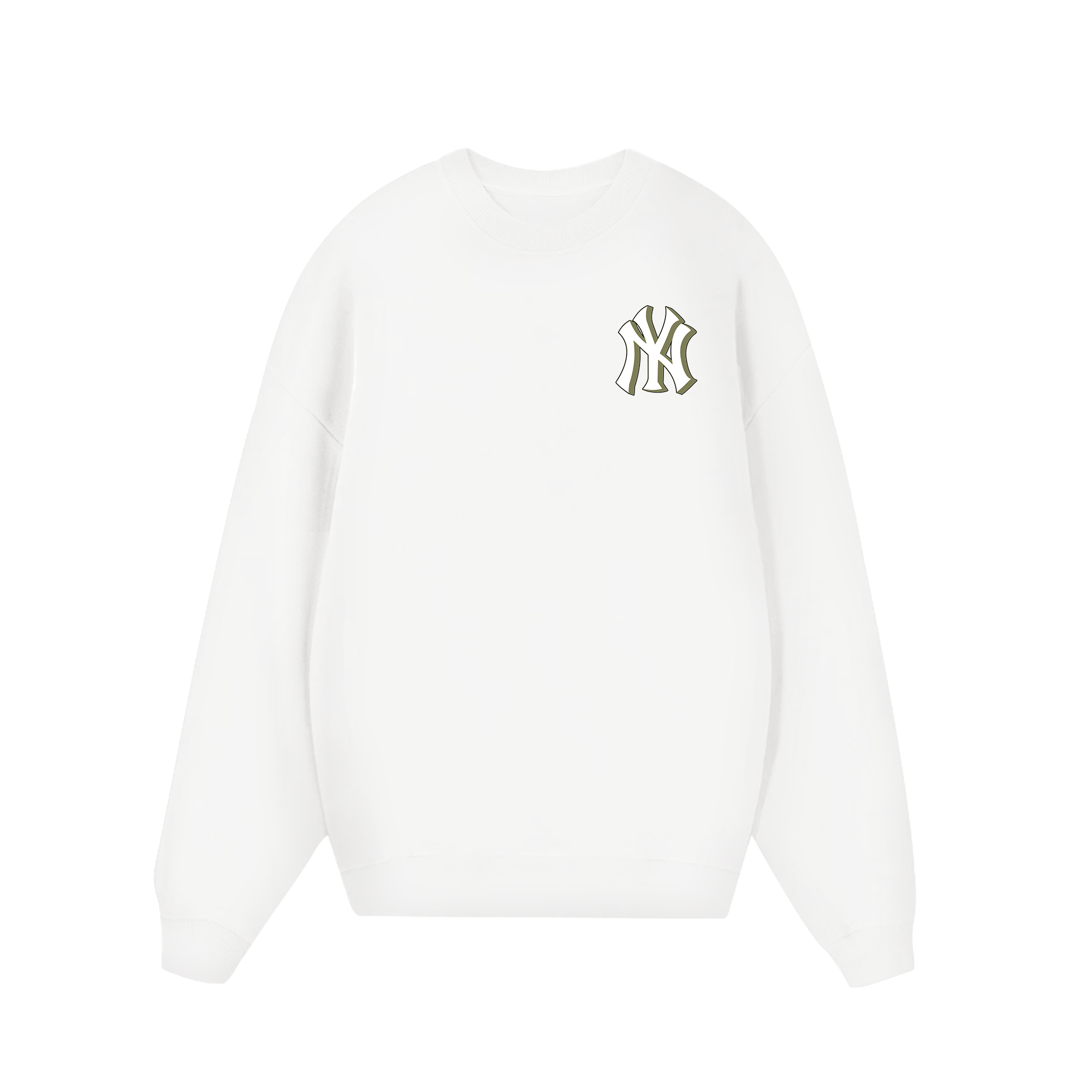 MLB Floral Green Floral New York Sweater