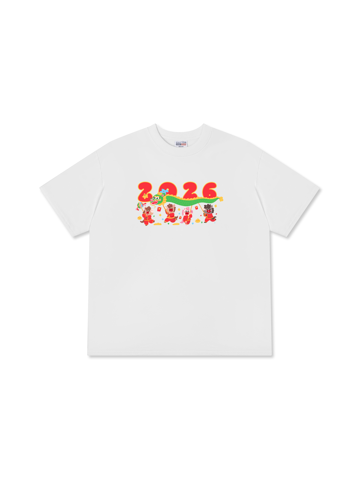 Áo Thun Relaxed Fit Ngũ Phúc Lâm Môn