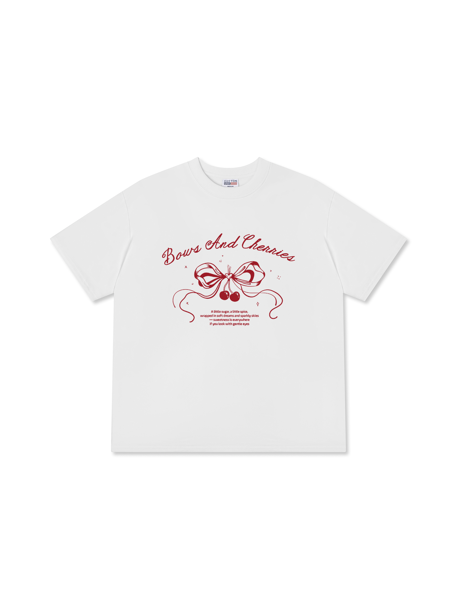 Áo Thun Relaxed Fit Bows And Cherries