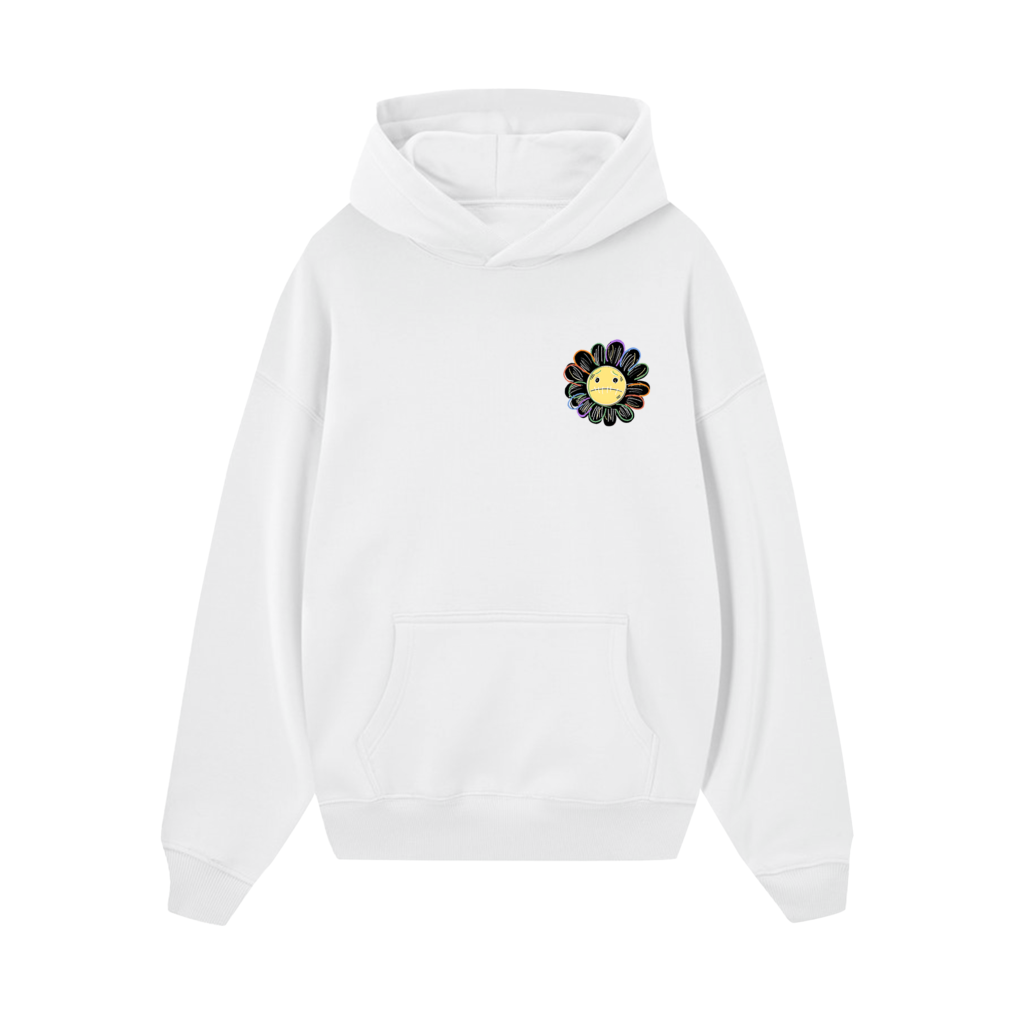 MLB Floral Smiley Flower Hoodie