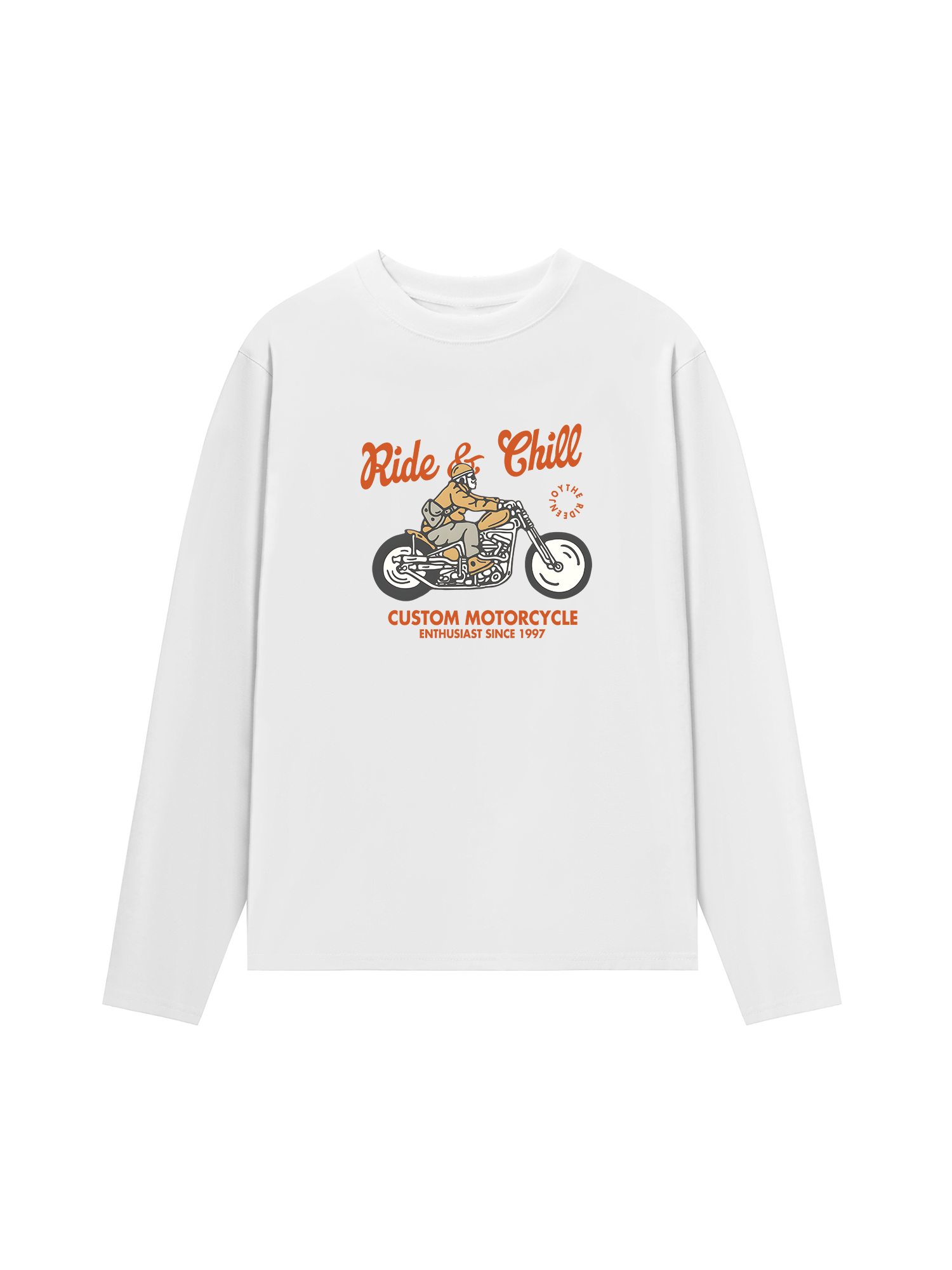 Áo Thun Dài Tay Ride & Chill
