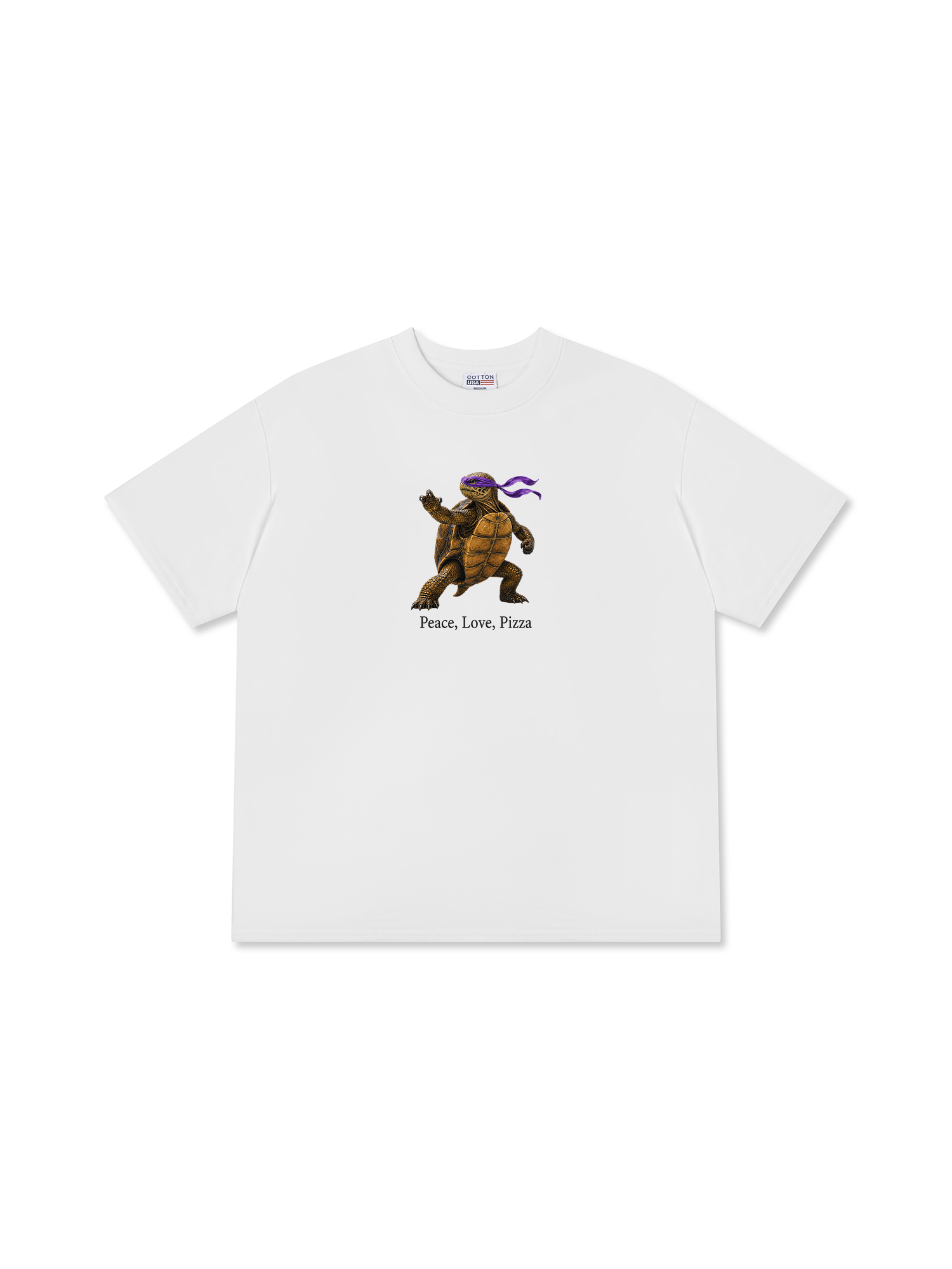Áo Thun Relaxed Fit Purple Turtle