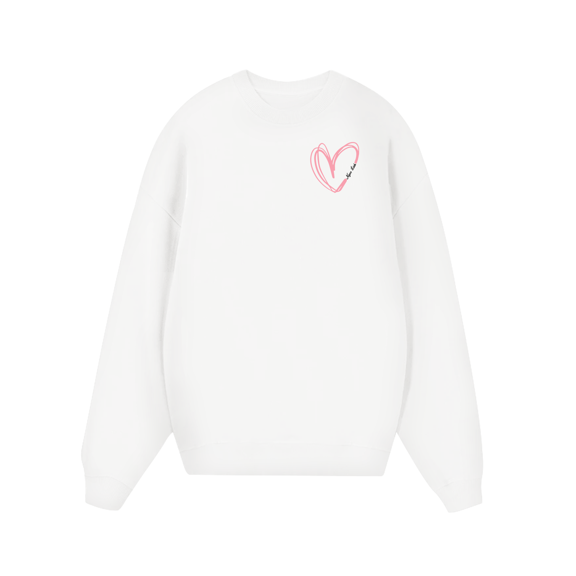 Custom Couple Heart Sweater