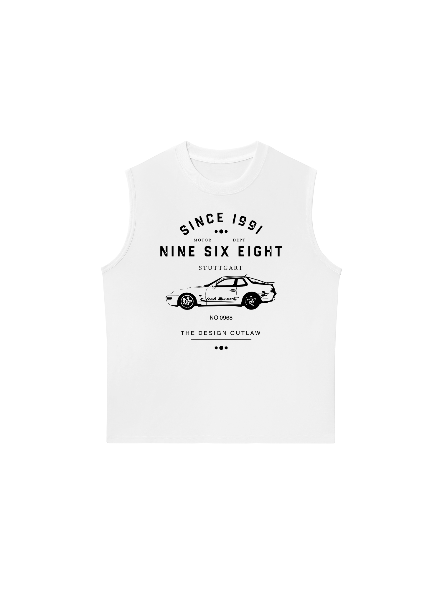 Áo Ba Lỗ Relaxed Fit Porsche Nine Six Eight