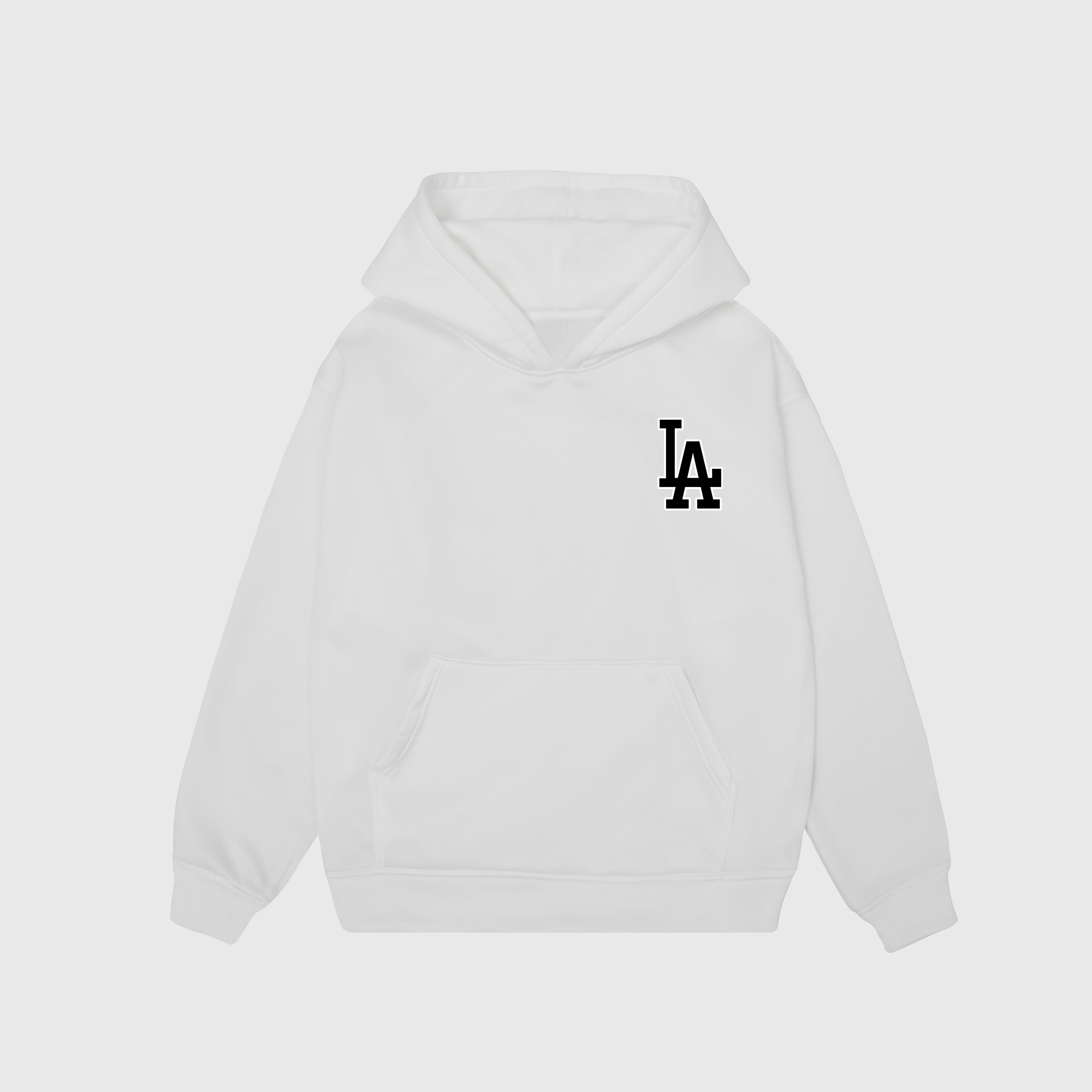 MLB Floral LA Beach Black And White Hoodie