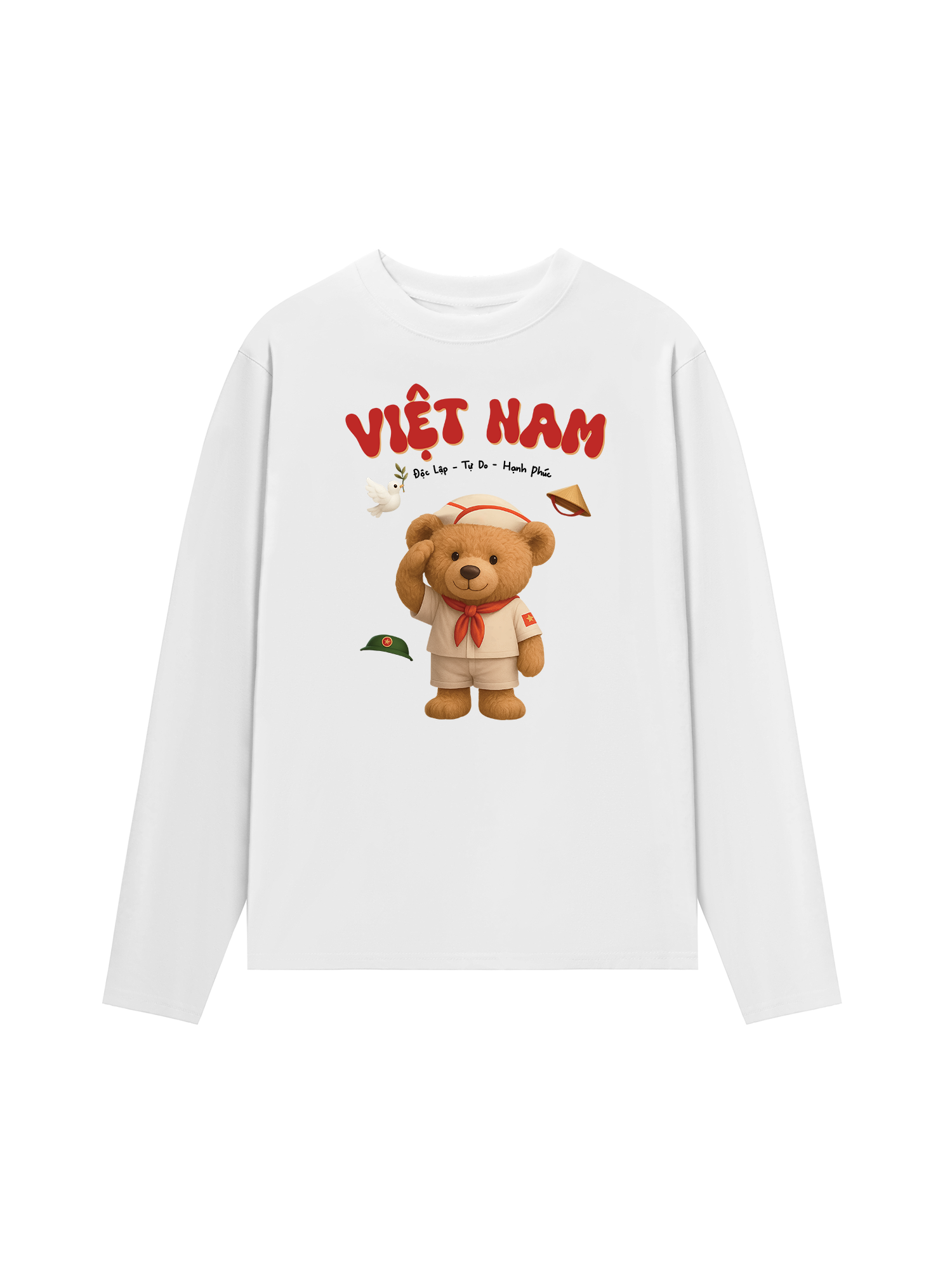 Áo Thun Dài Tay Việt Nam Teddy
