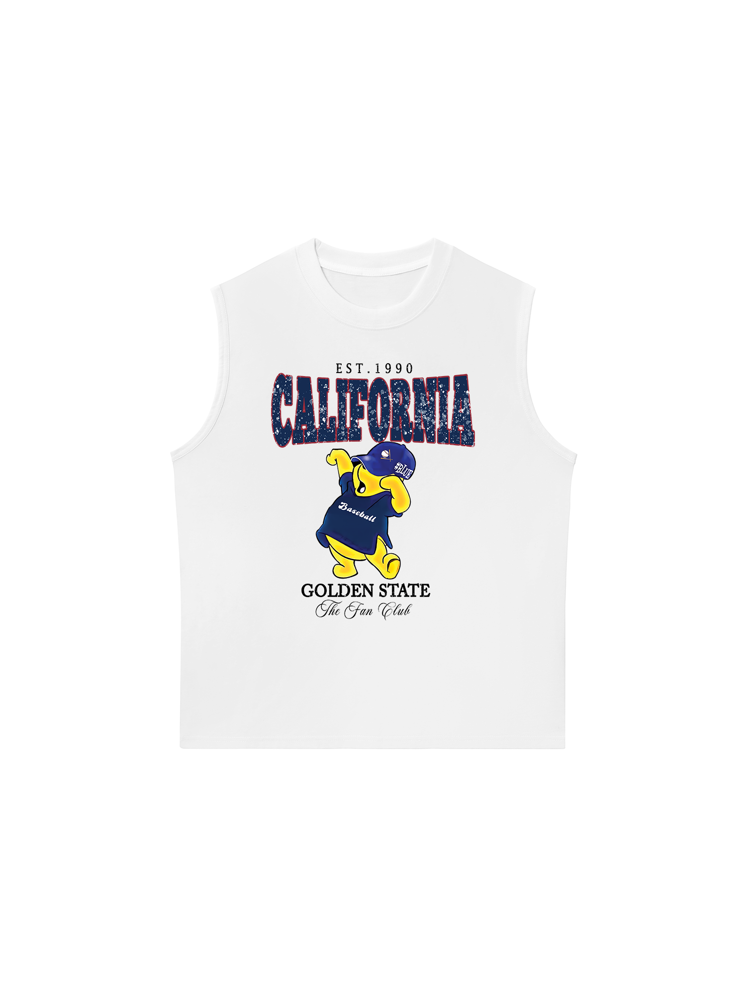 Áo Ba Lỗ Relaxed Fit Baseball Cute Pooh