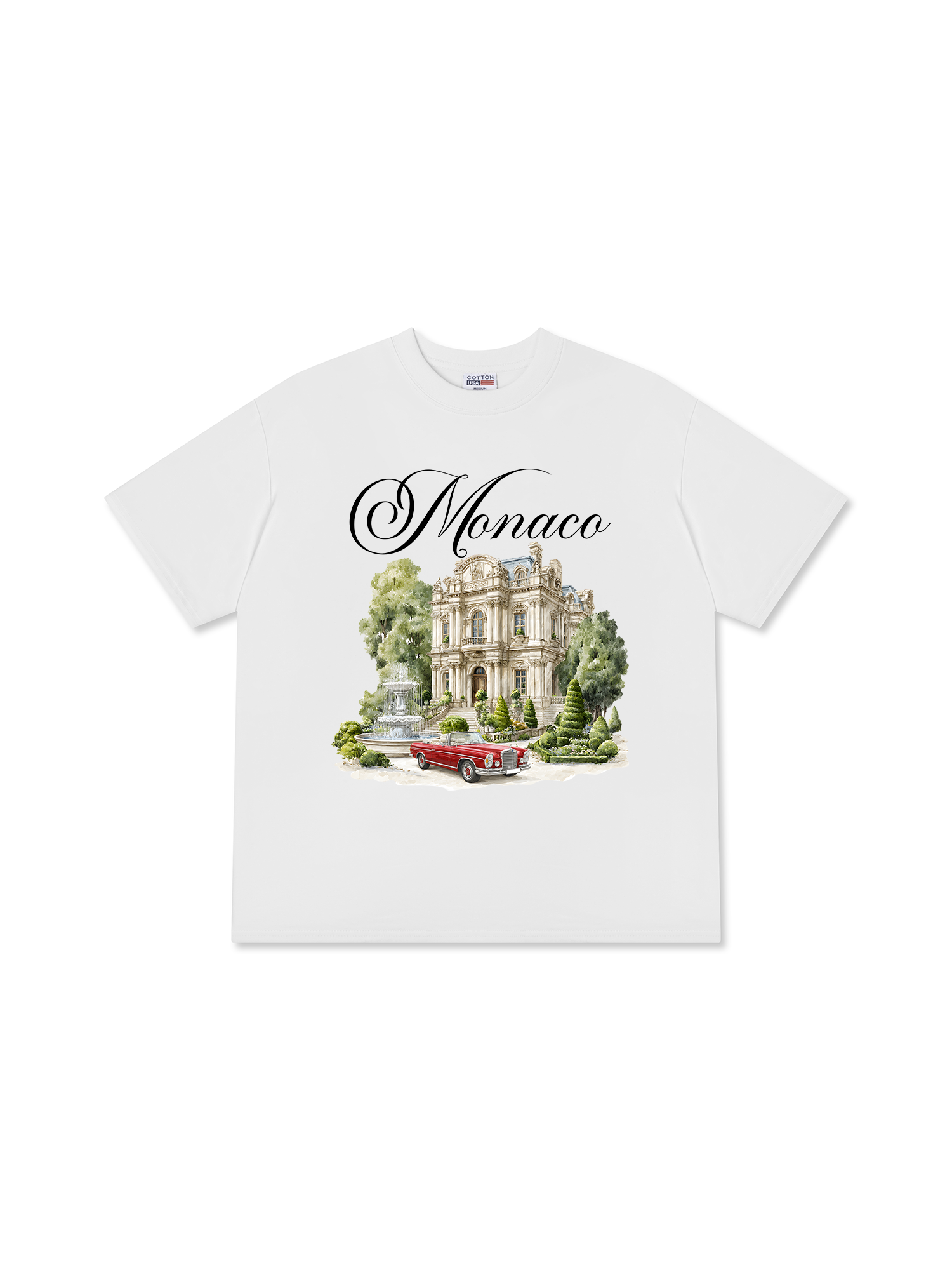 Áo Thun Relaxed Fit Monaco Mansion