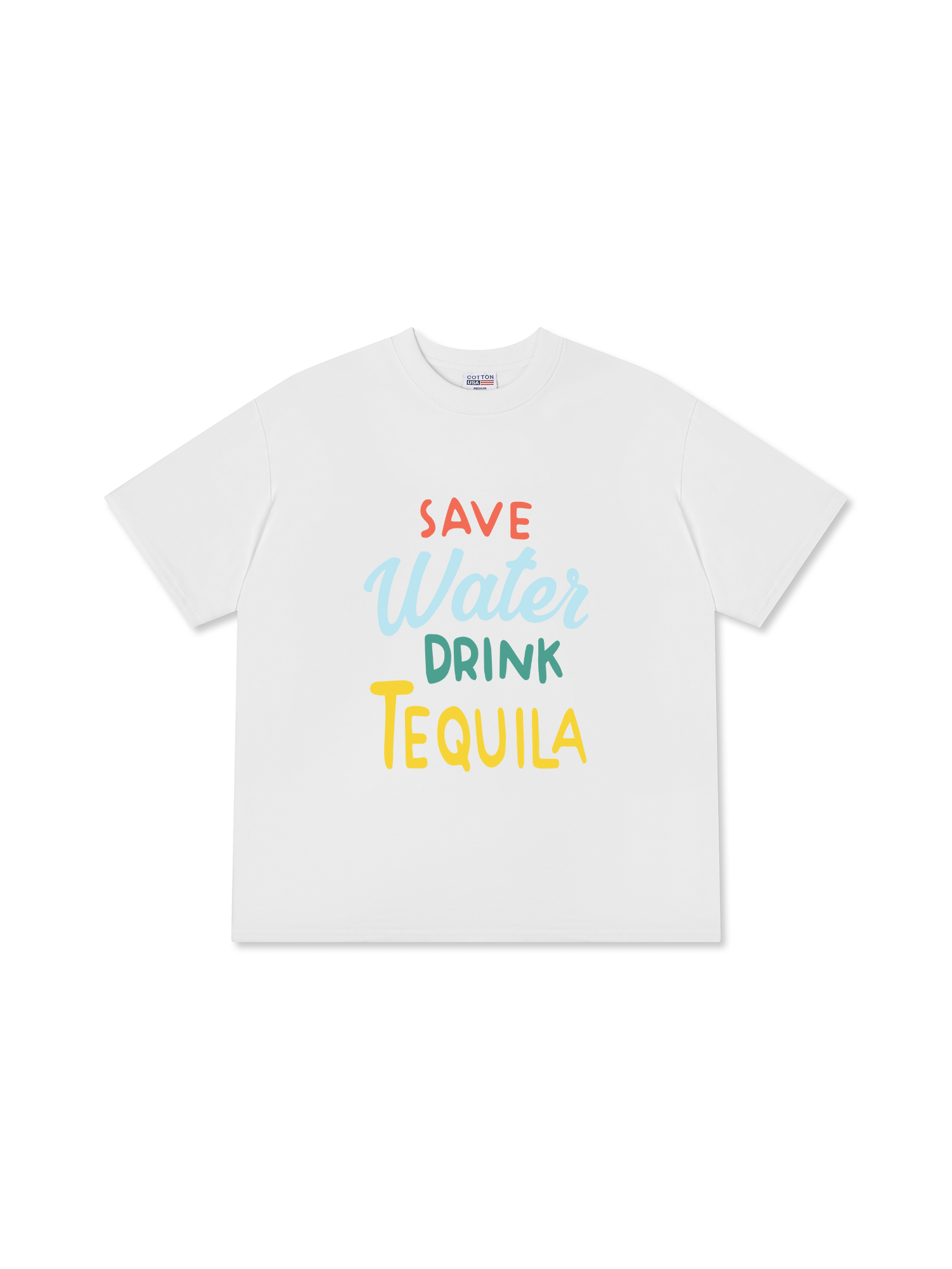 Áo Thun Relaxed Fit Save Water Drink Tequila