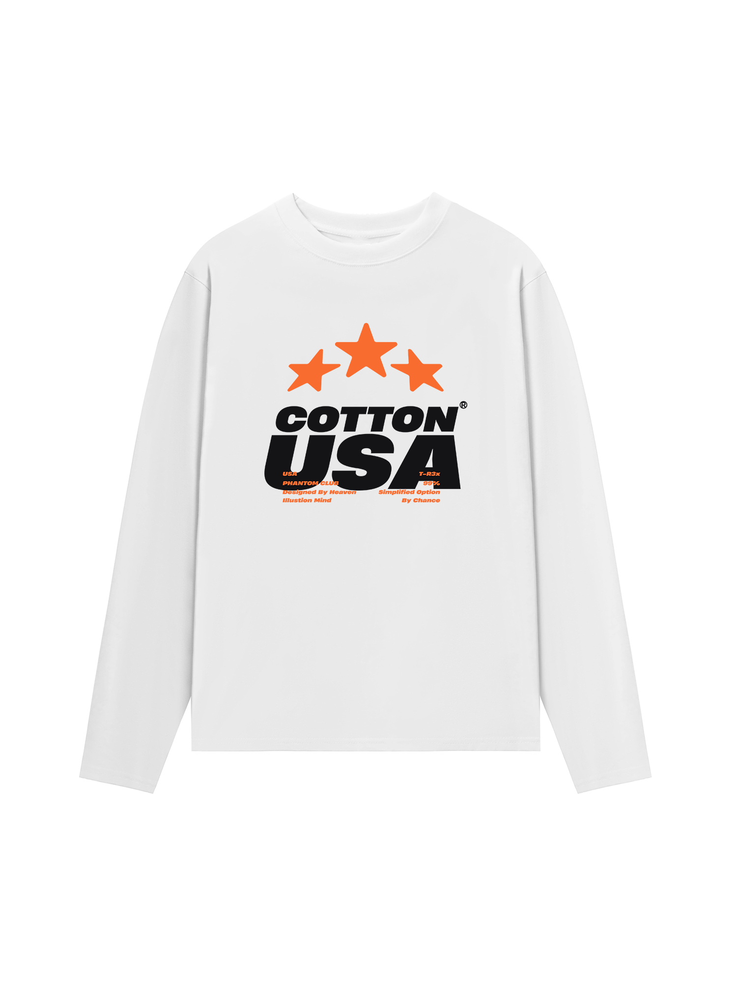 Áo Thun Dài Tay USA Fliction Star